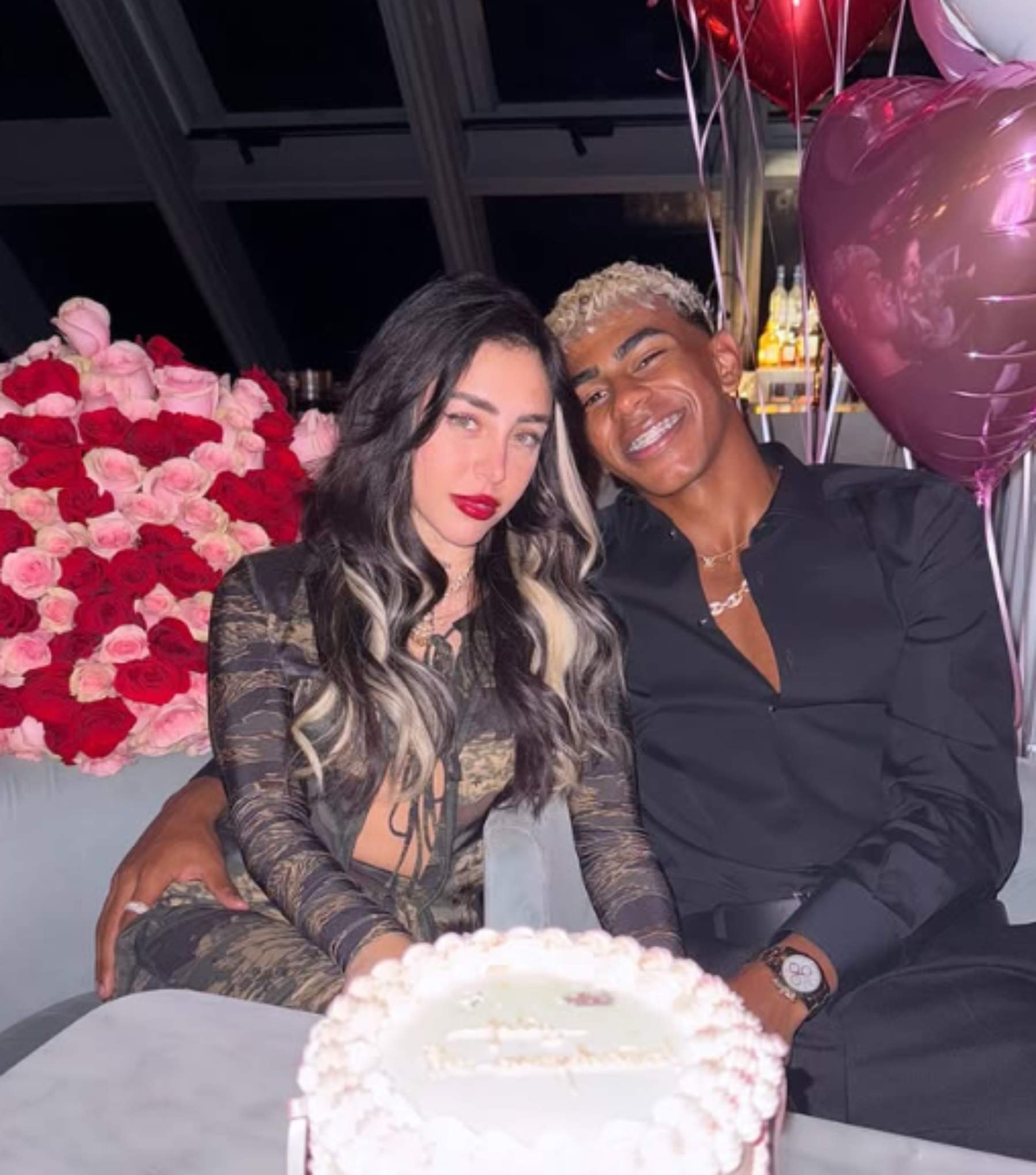 Lamine Yamal hace oficial su relación con Nicki Nicole: foto juntos, qué celebran