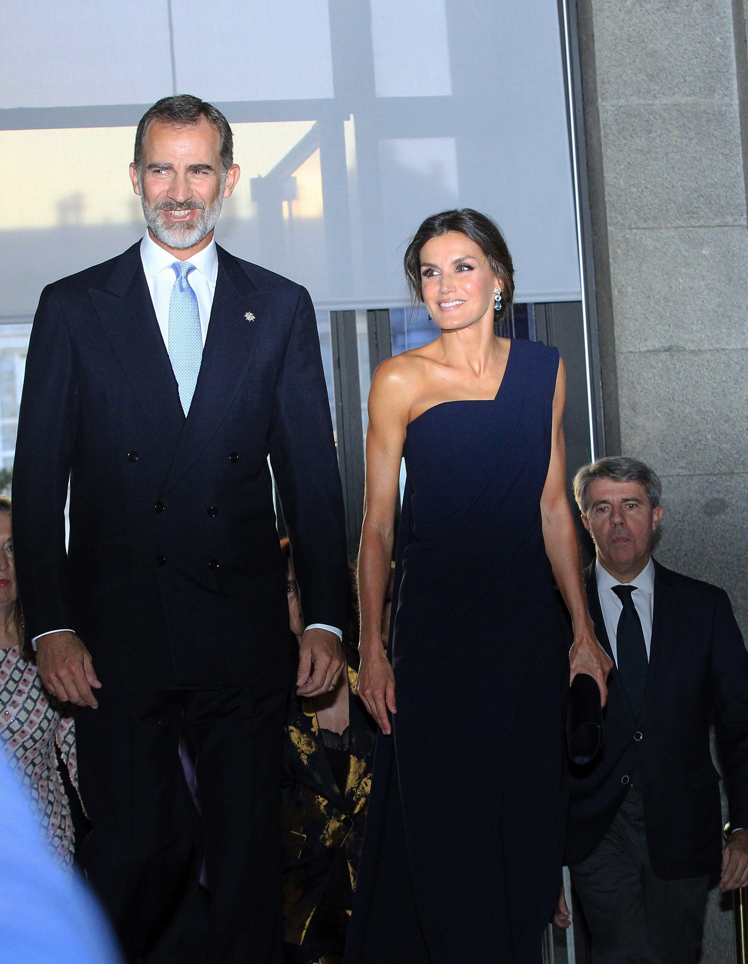 Letizia, como una auténtica diosa griega en la inauguración del Teatro Real