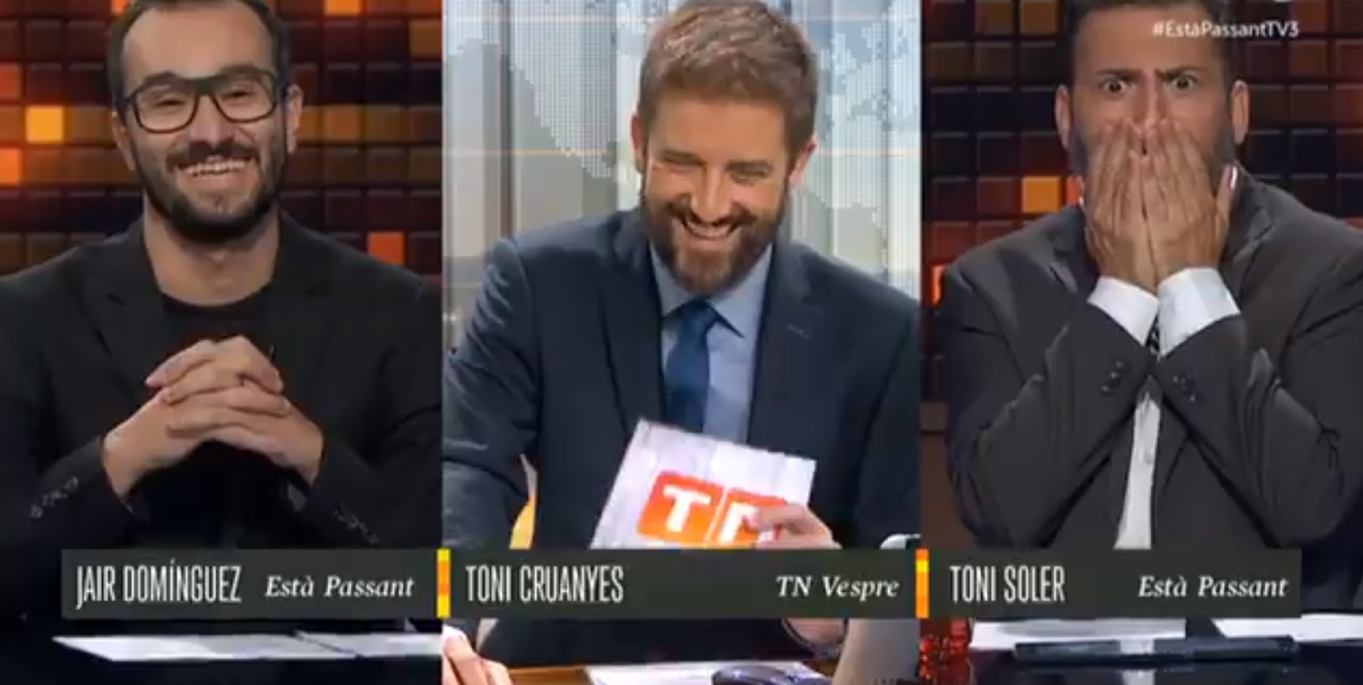 El hilarante gag de Toni Soler a Toni Cruanyes por la homosexualidad de Epi y Blas