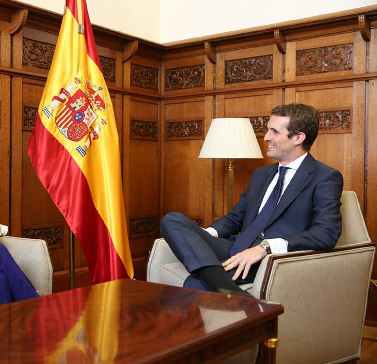 Enxampen Casado parlant malament d'Espanya i Wyoming en fa sang