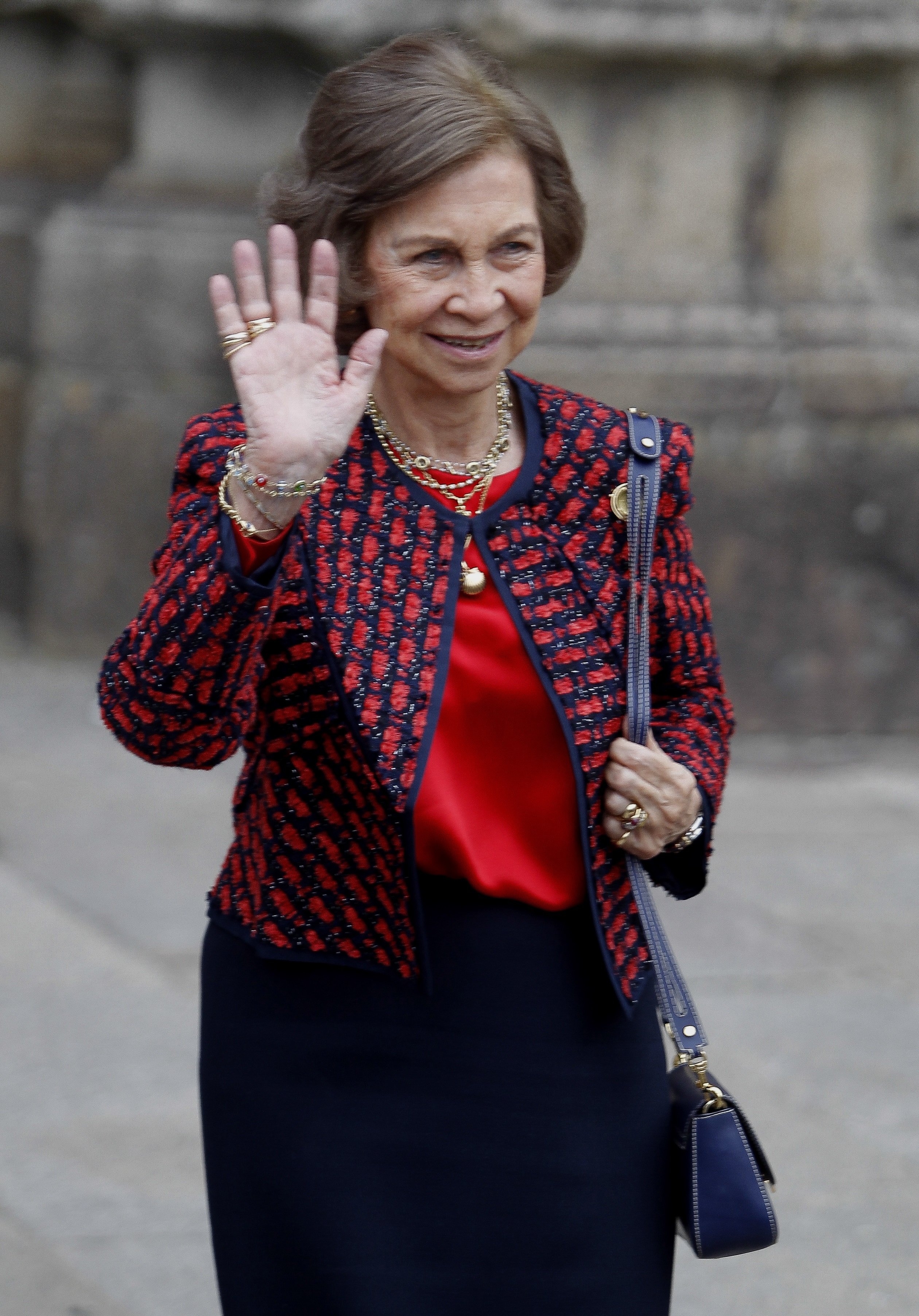 La reina Sofia reapareix amb tres conjunts estilístics molt cridaners