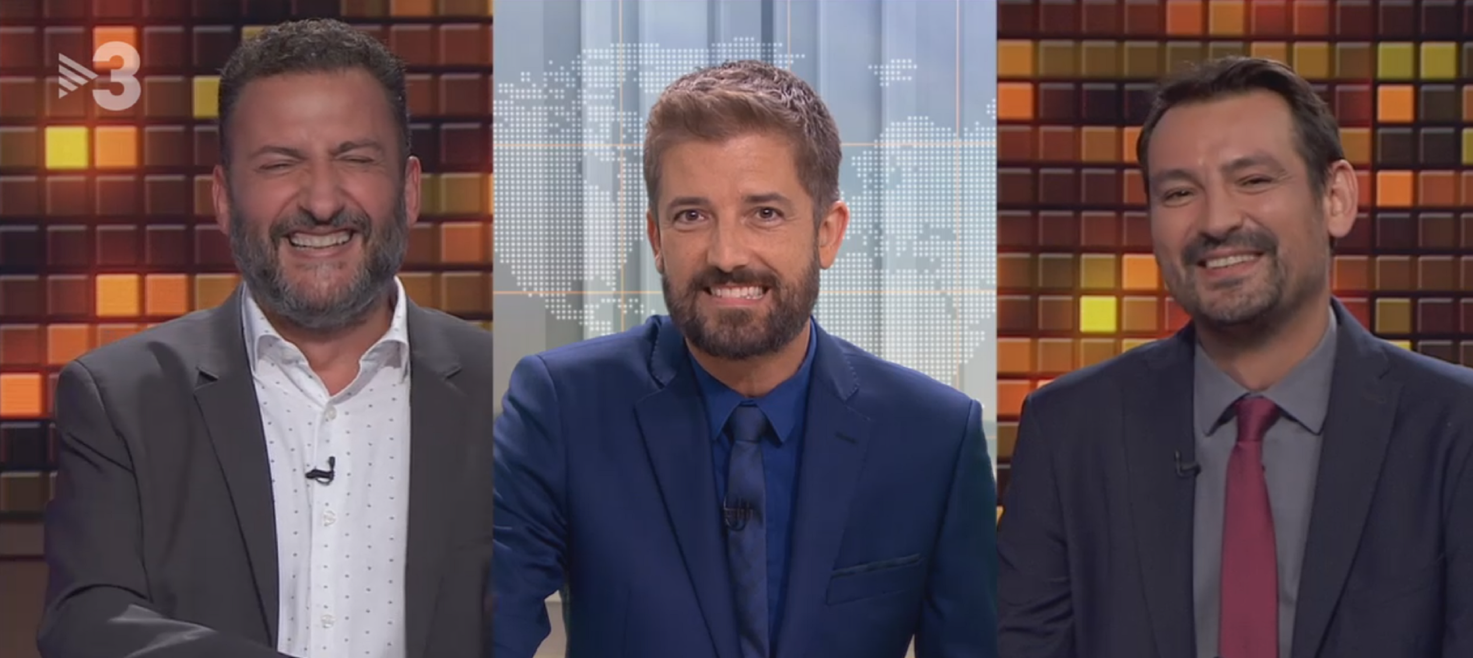 Aquesta és la foto del debut de Toni Cruanyes a TV3 fa 17 anys