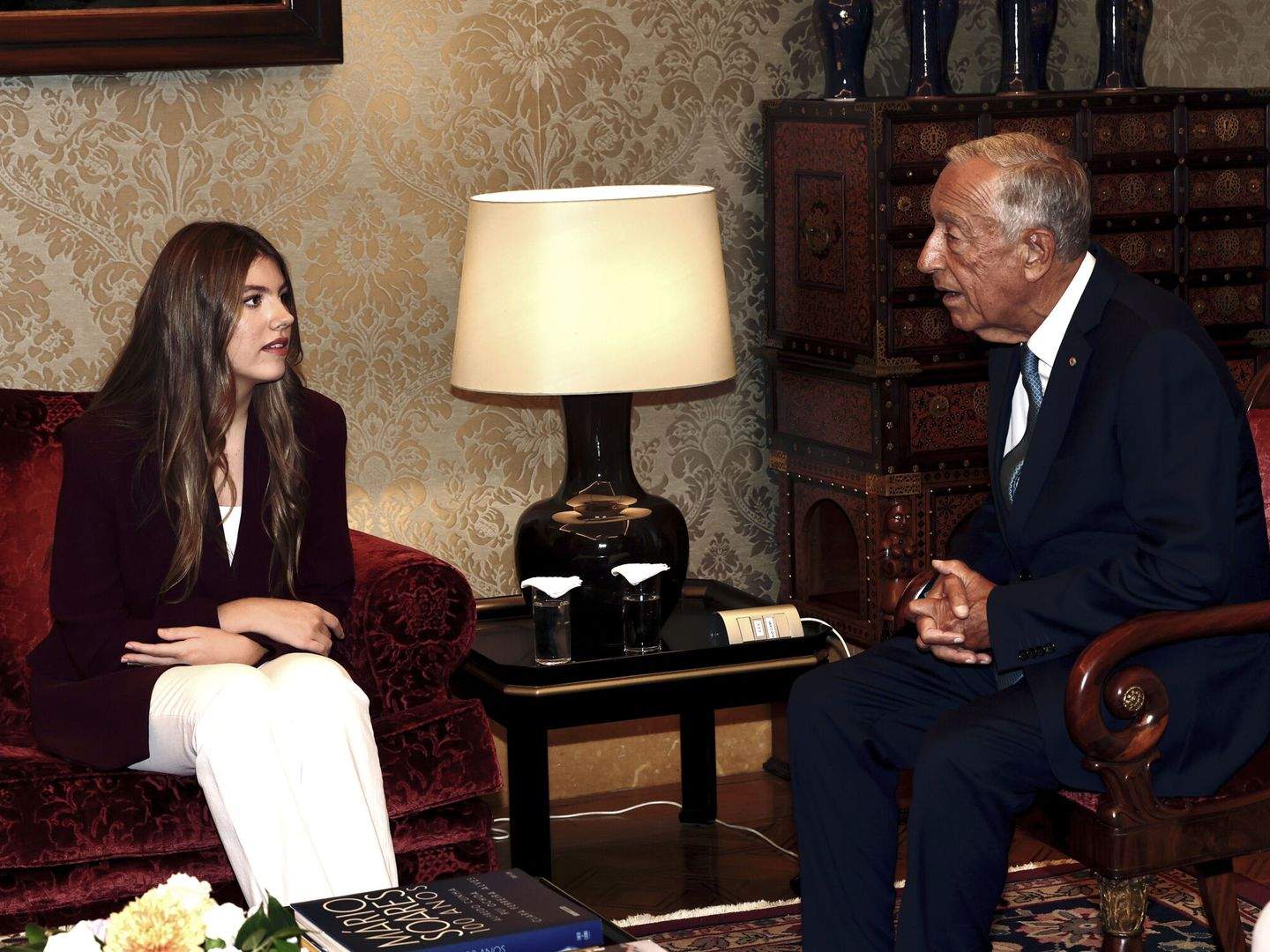 La infanta Sofía vivió un calvario antes de verse con el presidente de Portugal por su madre