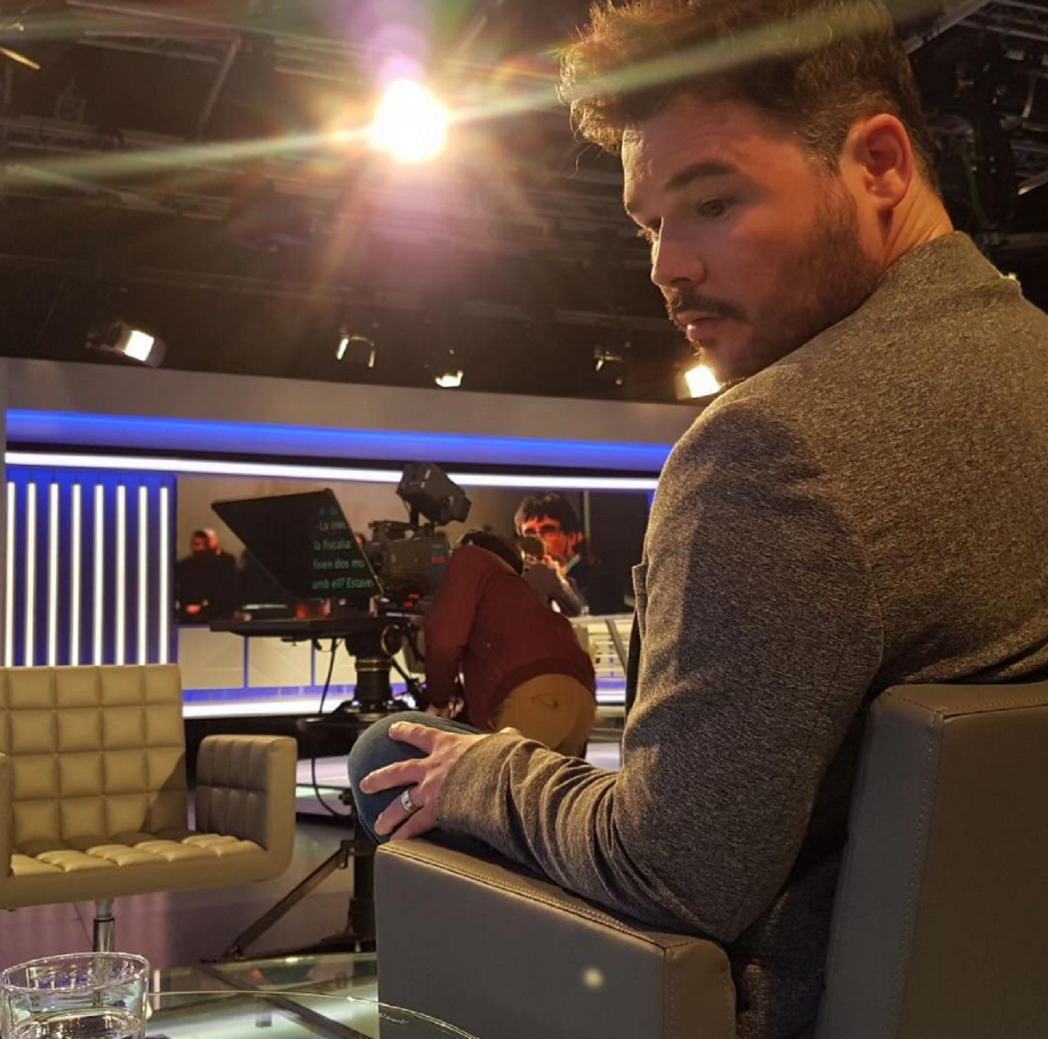 La sorprendente confesión de Rufián sobre qué haría en la tele con Rivera