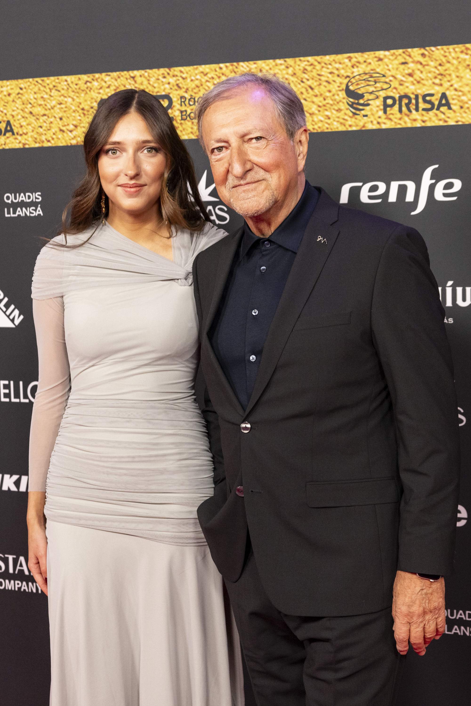 Catifa vermella premis Ondas 2025 paco lobatón i la seva filla / Foto: Carlos Baglietto