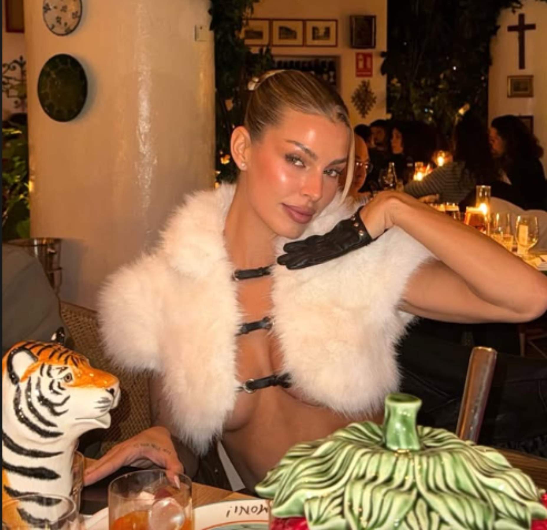Jessica Goicoechea, cena íntima de cumpleaños en este restaurante de Barcelona: amigos, glamour y mucha pasta