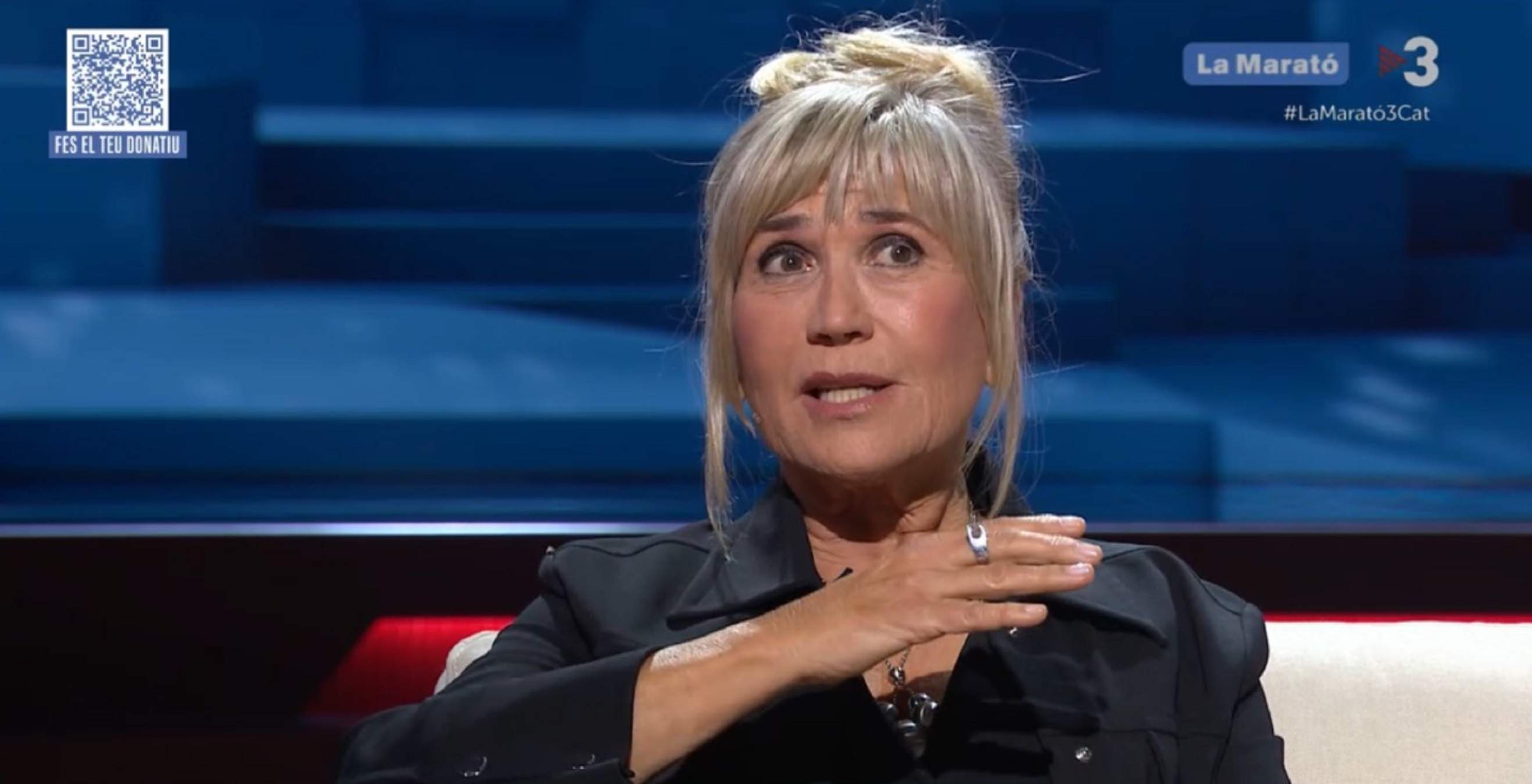 Julia Otero sobrecoge hablando de su cáncer con Ramon Pellicer en La Marató y de su particular cuenta atrás