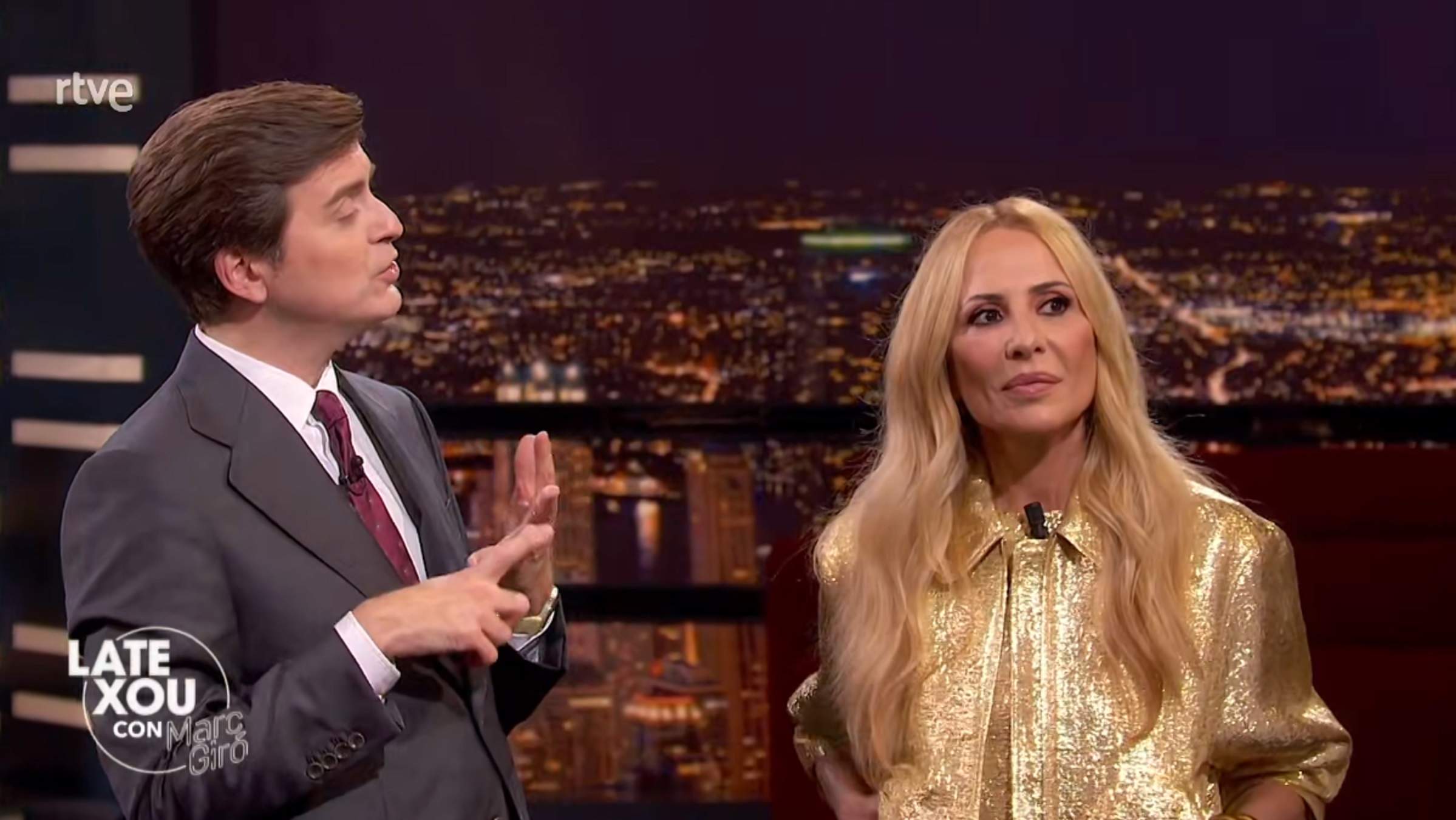 Brutal frase de Giró a la derechista Marta Sánchez que confiesa qué extraño nombre tenía antes de llamarse así