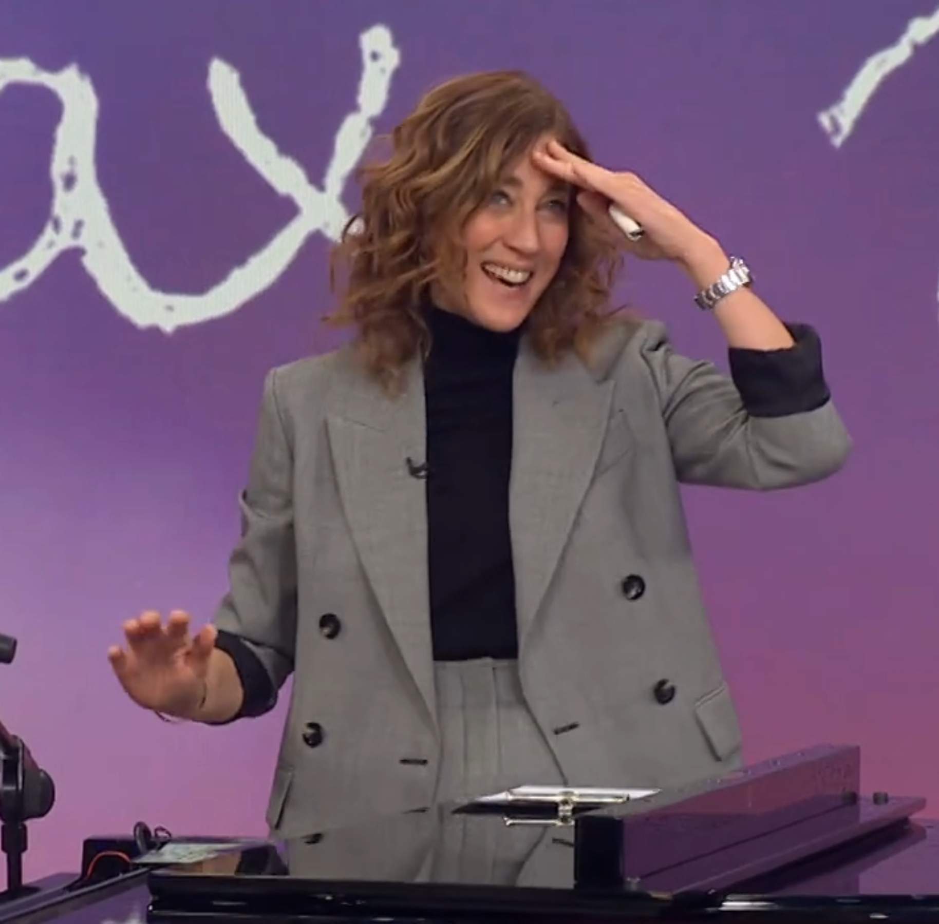 Helena García Melero enamora por lo que ha dicho de sus tres hijos, quien los ha saludado en directo