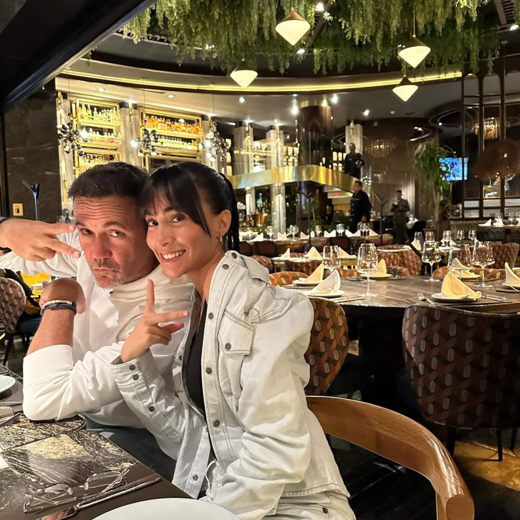 Aitana i Cosme, amb el seu pare   Instagram