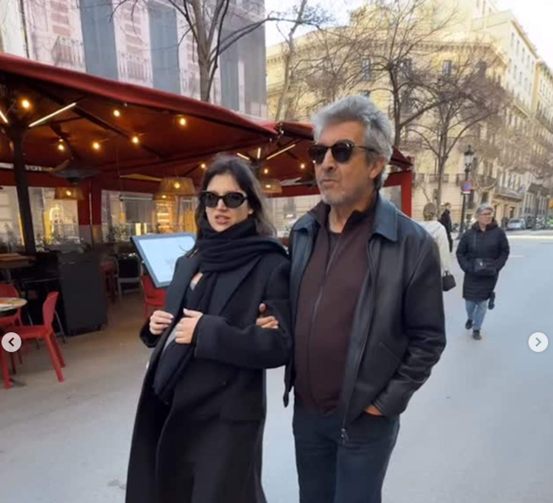 Ursula Corberó i Ricarod Darín a Barcelona pel paert, Instagram