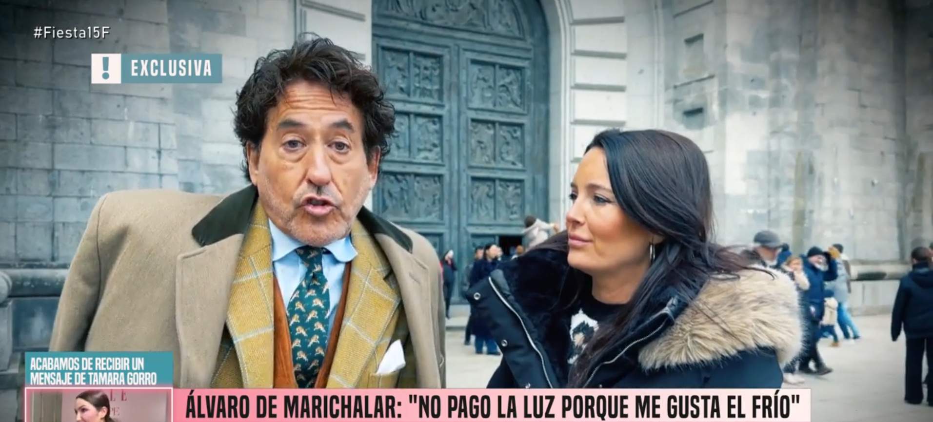 Álvaro de Marichalar al Valle de los Caídos, Telecinco