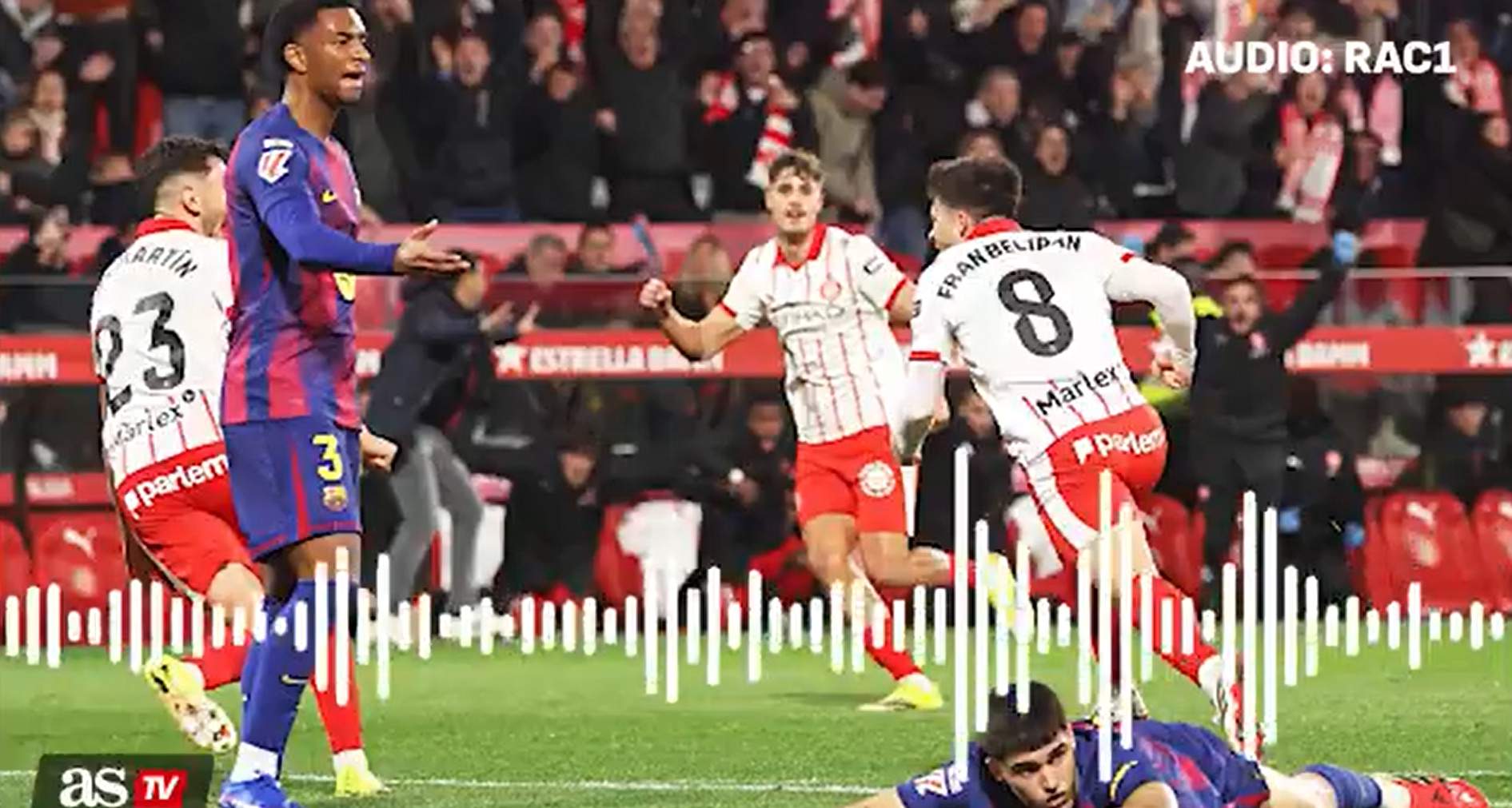 L''As', pendent del Girona Barça a RAC1