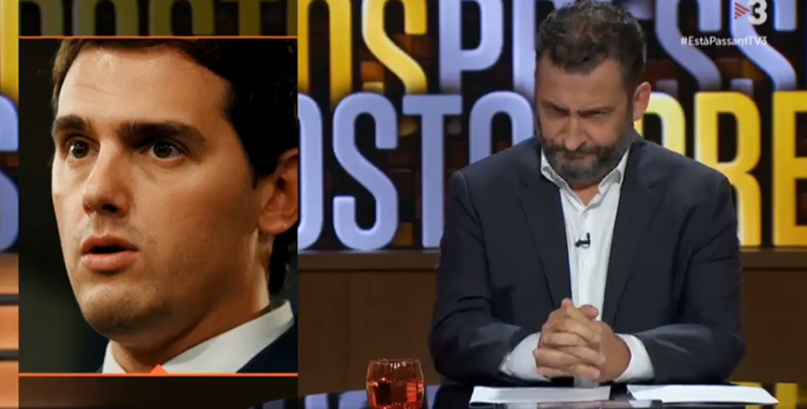 Jordi Cañas esclata i diu "basura" a Toni Soler per un gag sobre Rivera