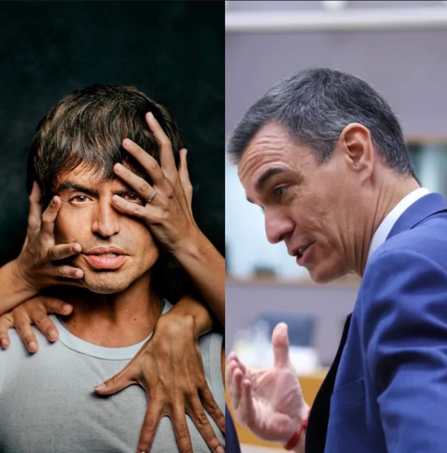 Manu Guix incendia la red por lo que ha dicho de Pedro Sánchez. Insultos de los ultras, humillados