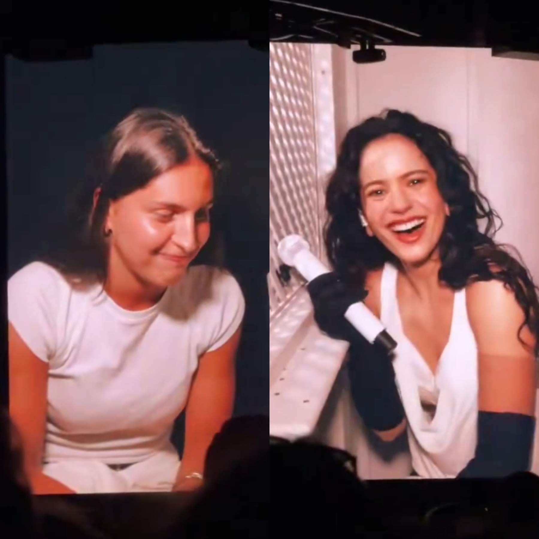 Kika Nazareth se confiesa con Rosalía en el 'Lux Tour', su triángulo amoroso deja en 'shock': "Me gusta ligar"