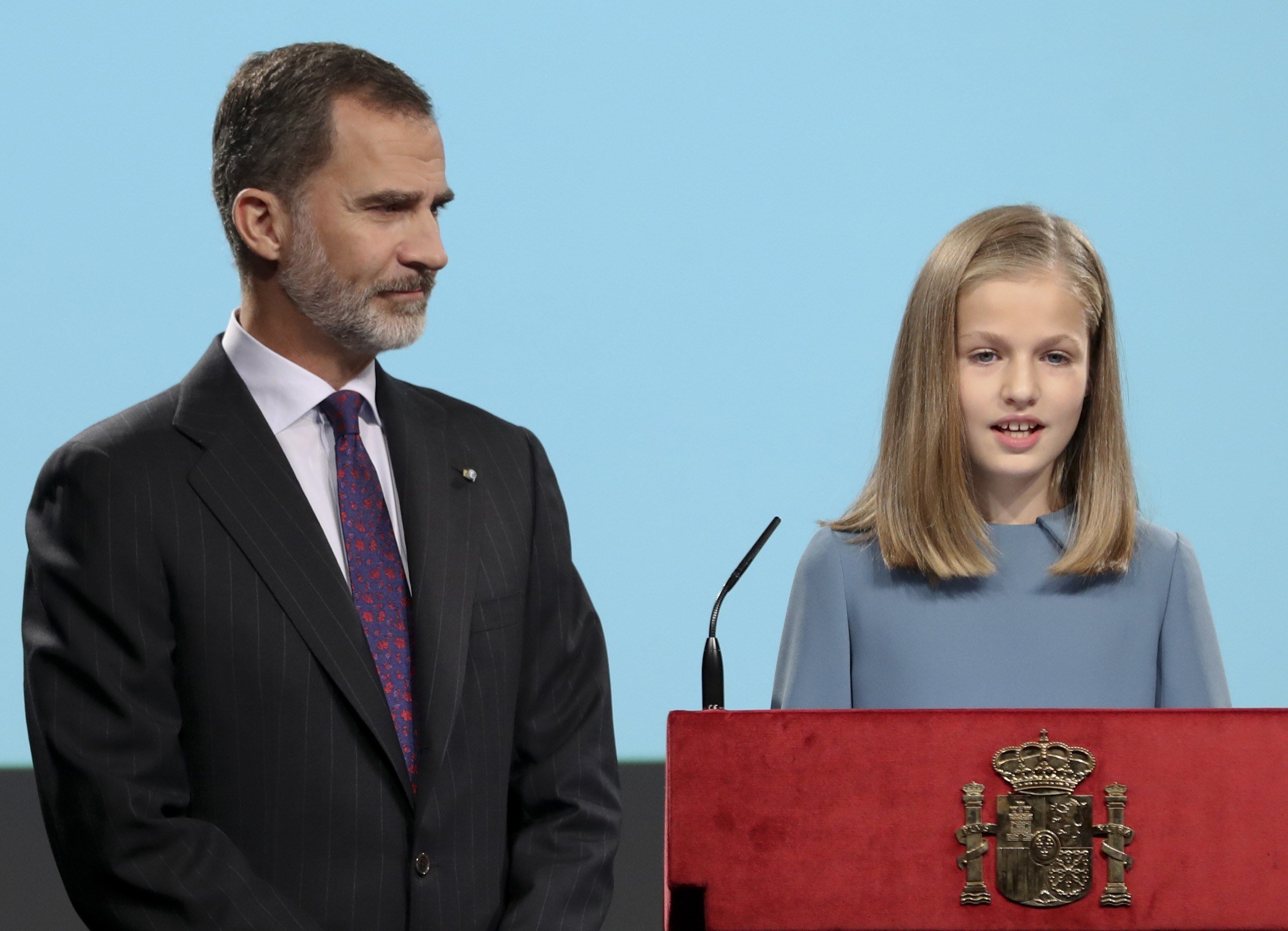 Leonor habla por primera vez para reivindicar la monarquía