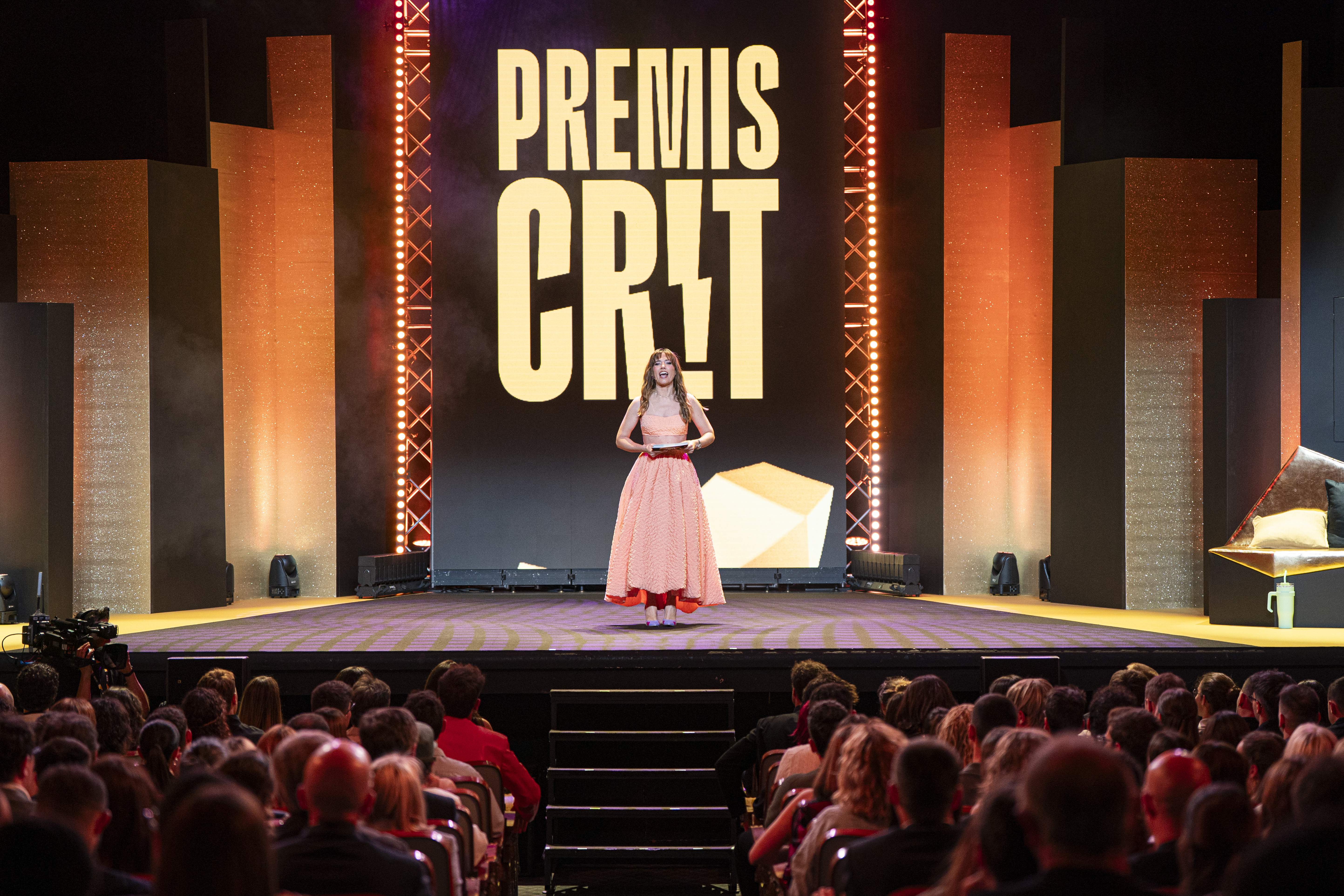Los Premios Crit llenan el Teatro Coliseum con los VIP catalanes de la red: todos los ganadores