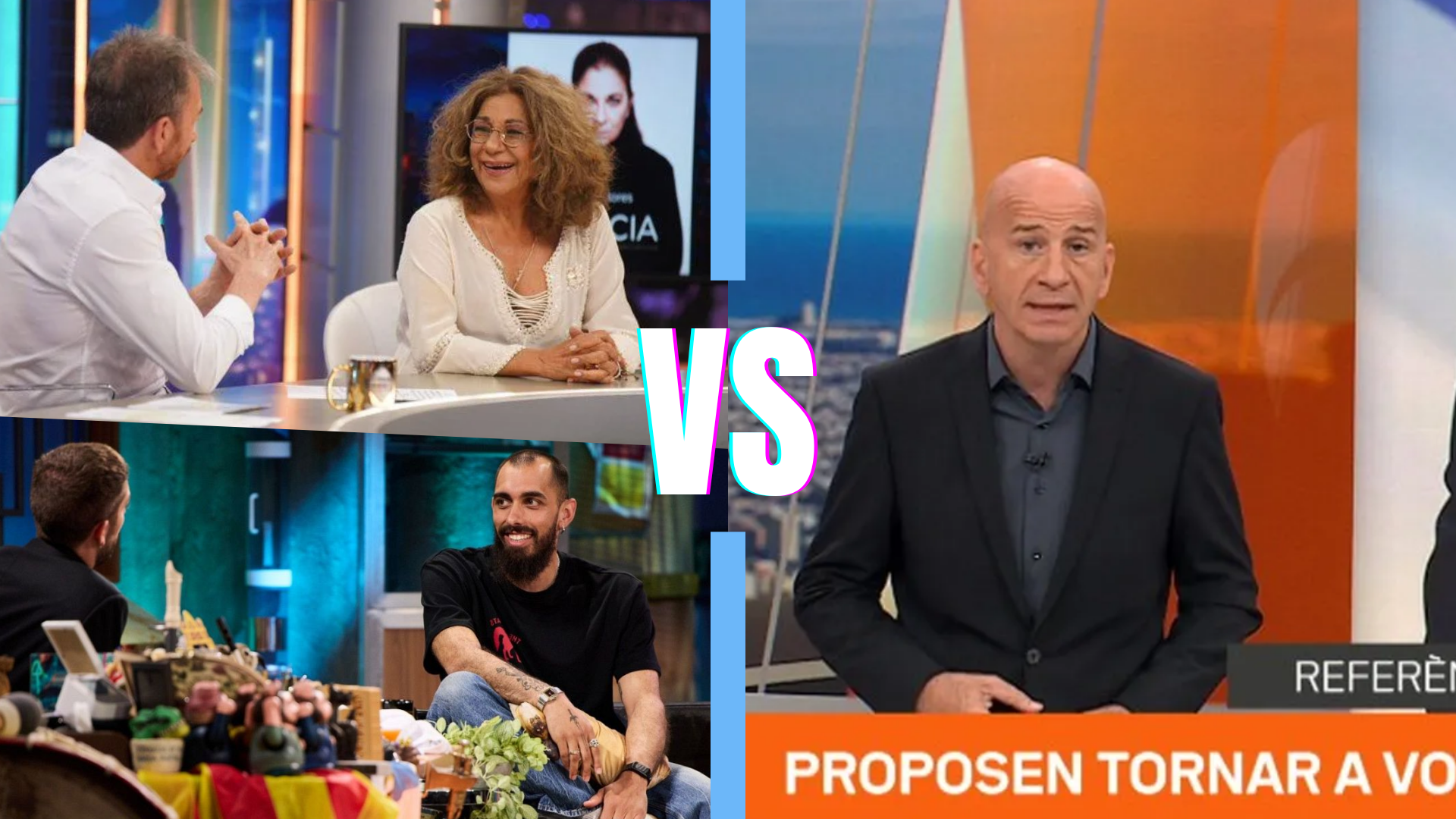 Audiències TV d'ahir, 26 de maig: TV3 arrasa a Catalunya i 'El Hormiguero' guanya a 'La Revuelta'