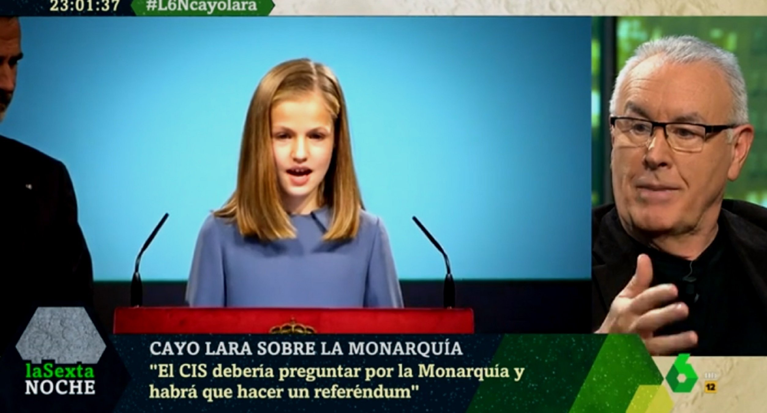 Cayo Lara desprecia a Leonor y le insultan por atacar a una niña