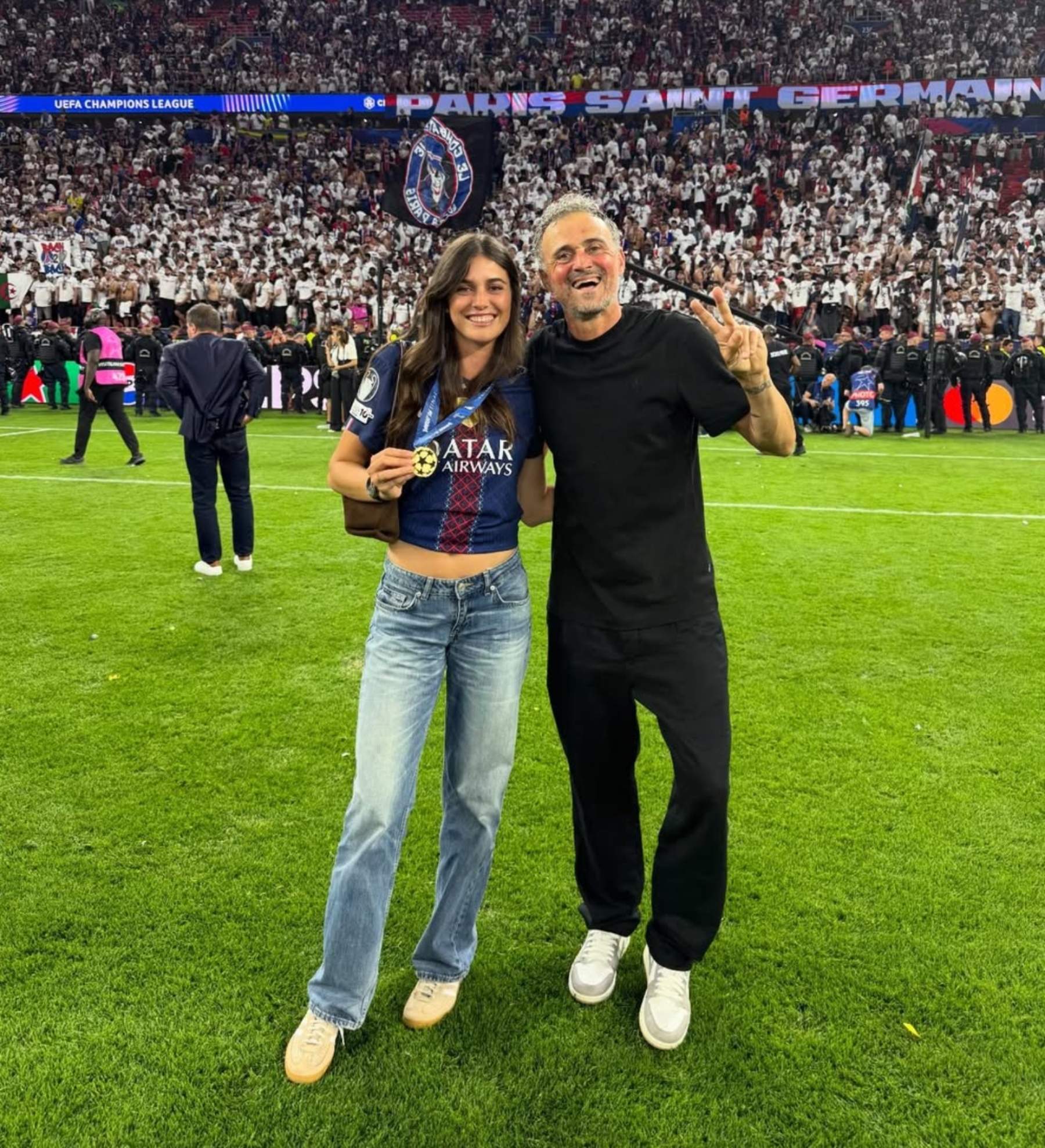 Sira Martínez i Luis Enrique   Instagram