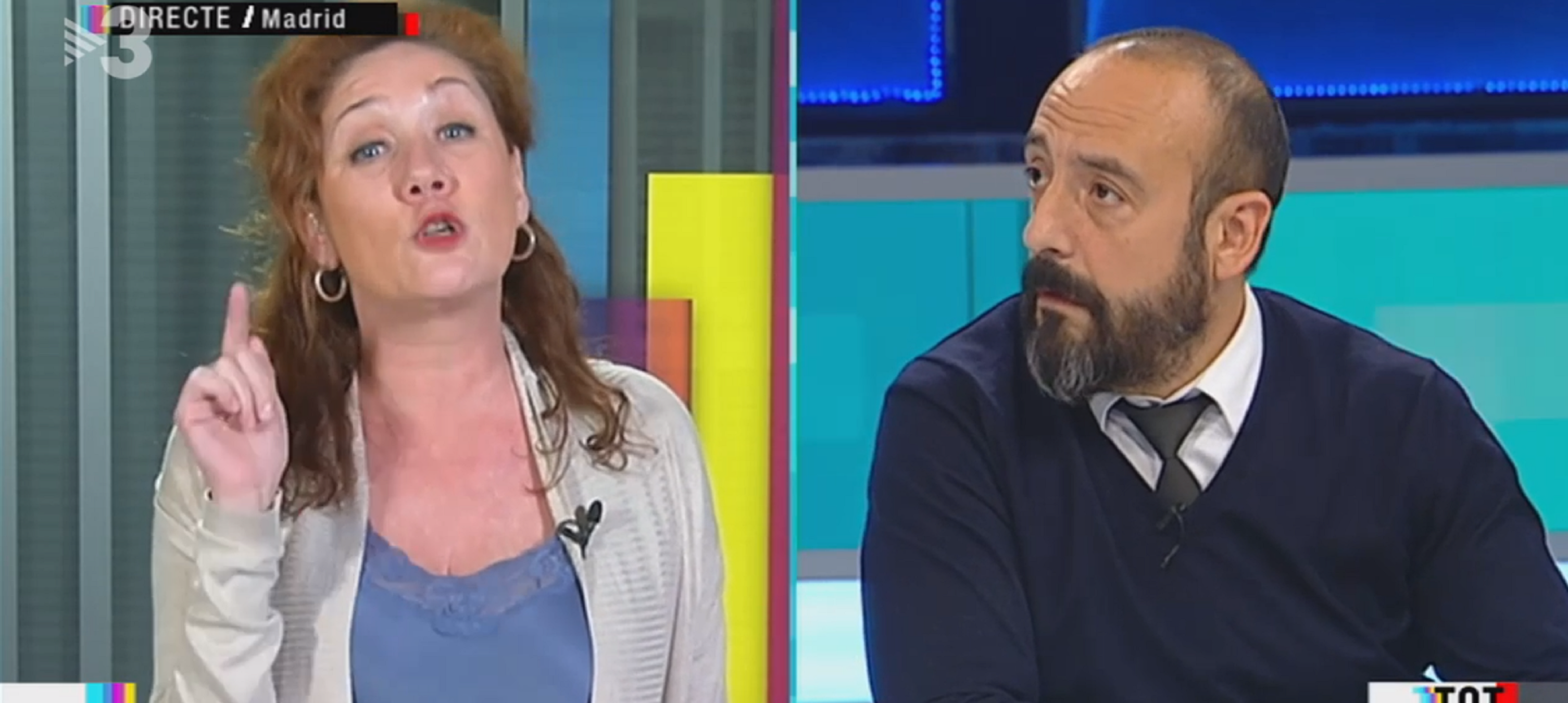 Espectadores de TV3 hartos de Jordi Cañas por la bronca con Cristina Fallarás