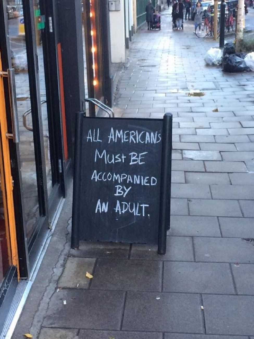 Un café de Londres veta a los norteamericanos que no cumplan con esta condición
