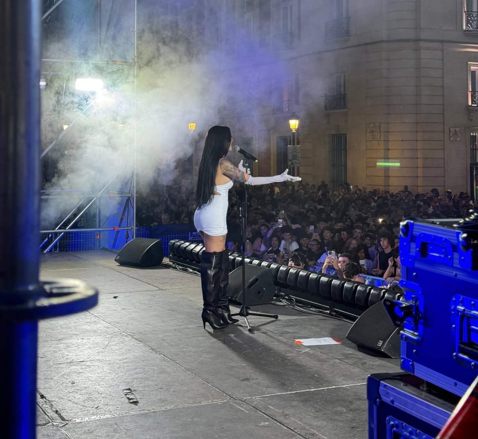 Exconcursant d'OT preocupa amb una foto impactant després de pujar a l'escenari: "Hoy me vuelvo en ambulancia"
