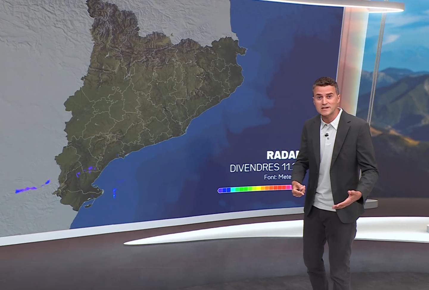 El poblet on ara viu Eloi Cordomí a 2 hores de Barcelona fent de pagès a 1000 m. d'altura