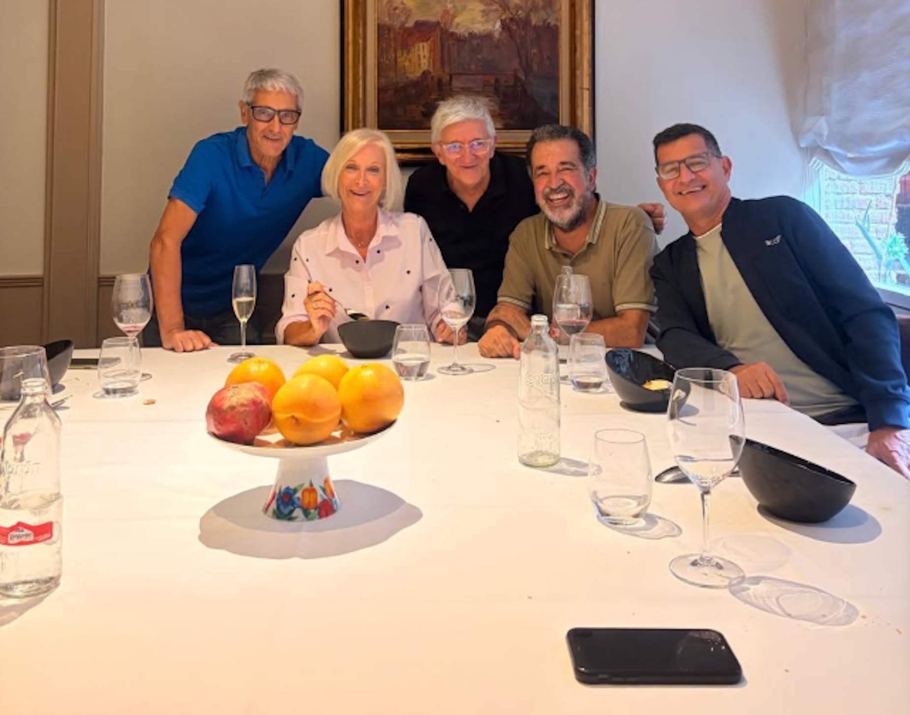 Los cinco jubilados de TV3 que se reúnen en este fabuloso restaurante del Eixample