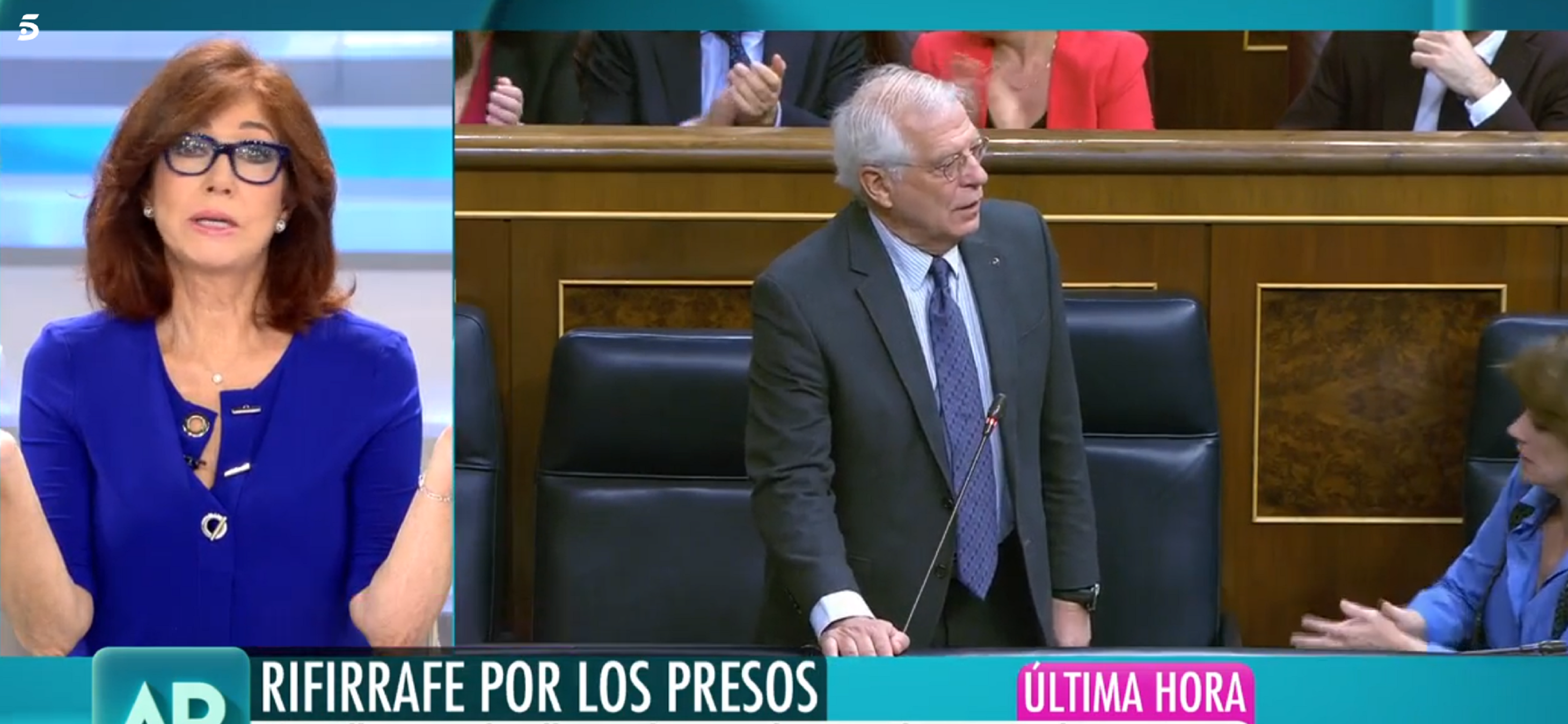 Ana Rosa Quintana escupe a Rufián: "quinqui, cutre, asqueroso, gargajista"