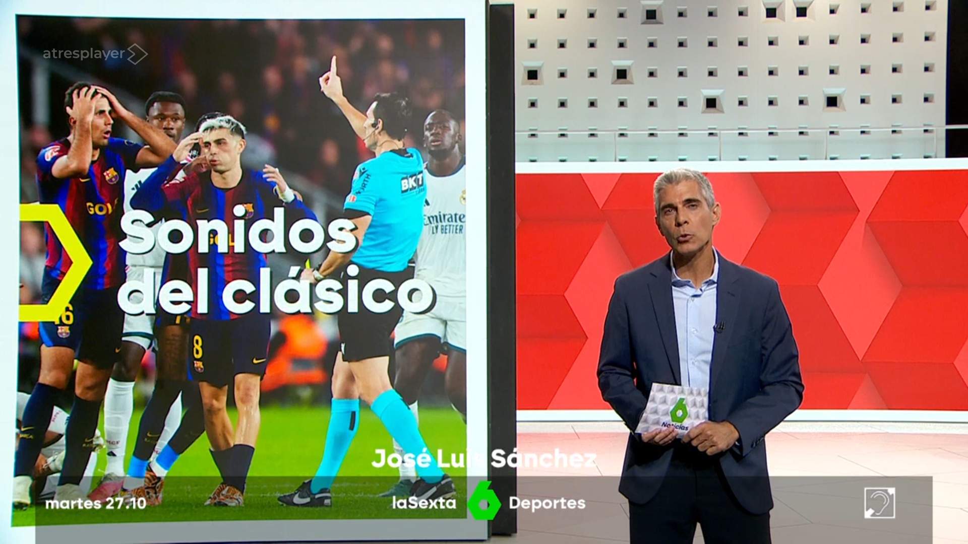 La Sexta de José Luis Sánchez difunde un vídeo manipulado del Barça-Madrid y culpa a La Liga