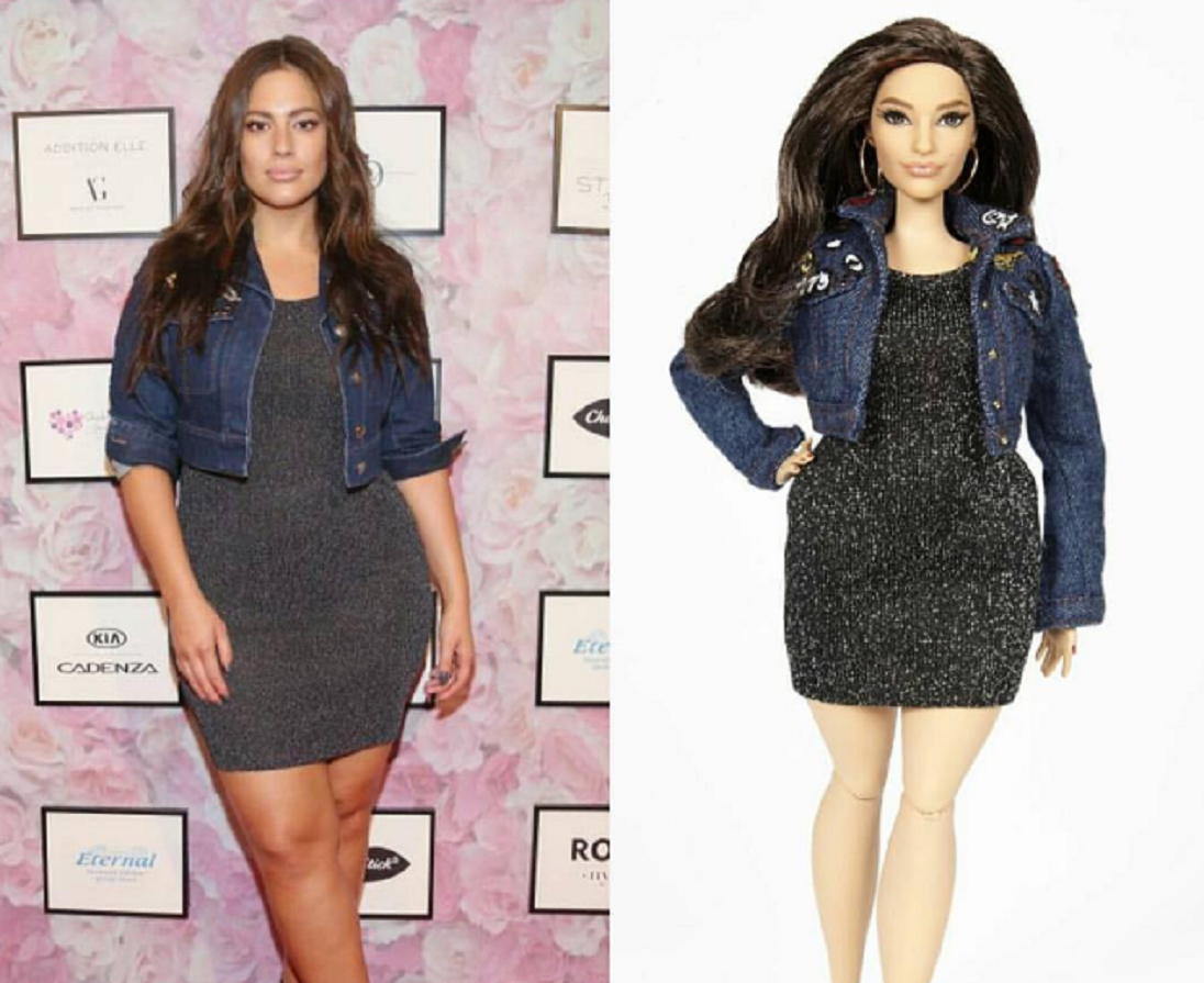 Ashley Graham, modelo famosa por sus curvas, ya tiene Barbie propia