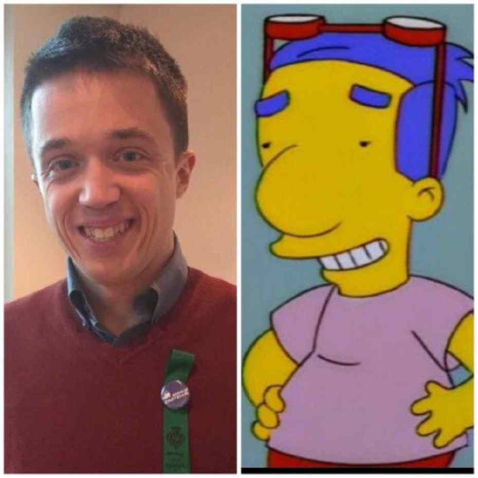 Els Simpsons i Podemos: troba les 7 diferències