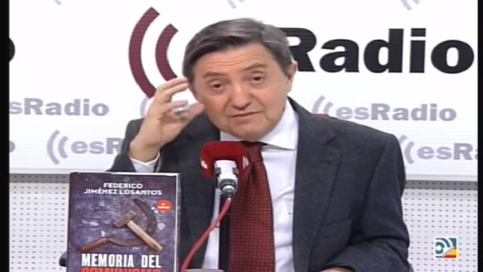 Losantos, aterrado, escupe odio: Todos son terroristas (menos los suyos)