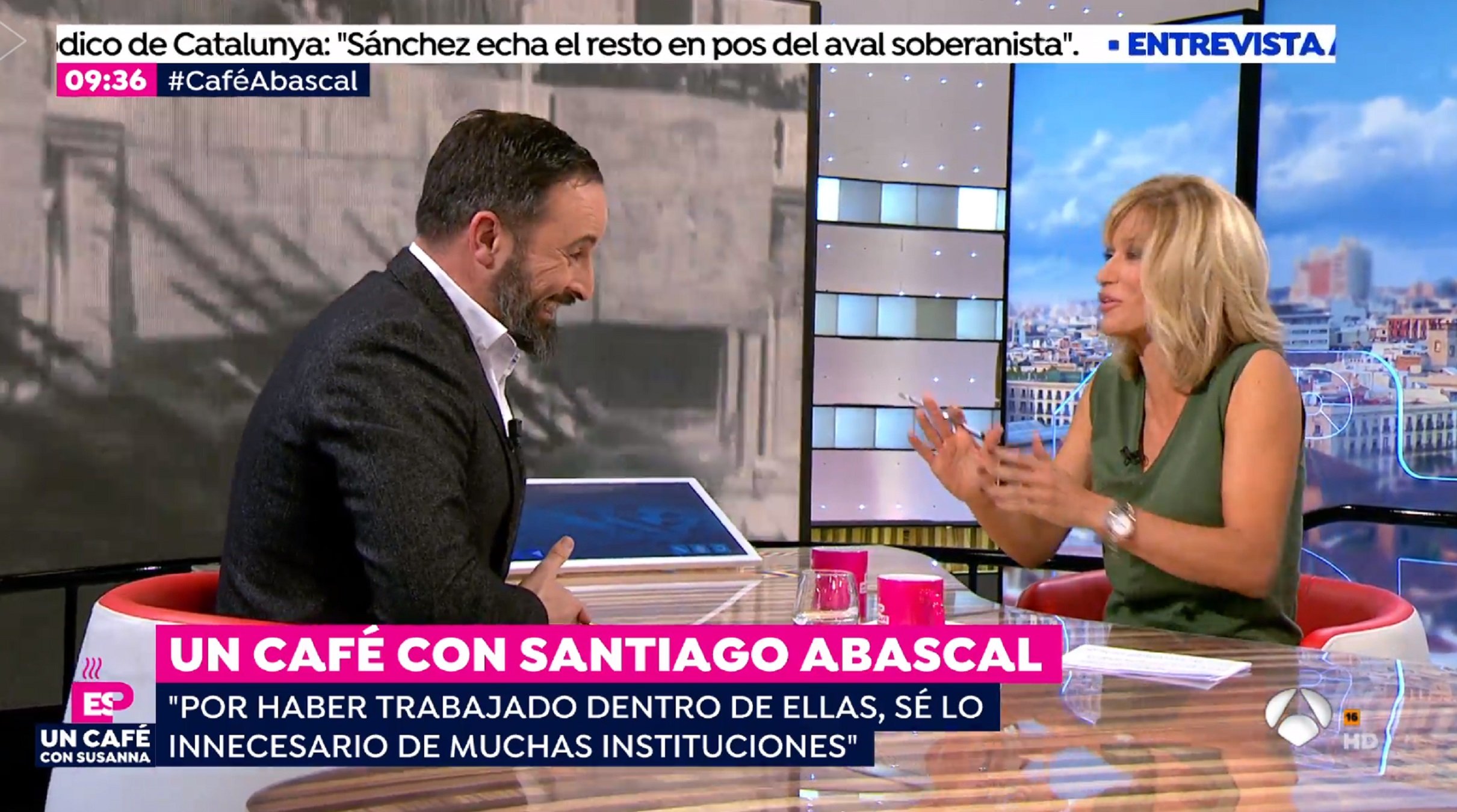 Griso entrevista a Abascal y la red la trincha sin piedad por lo que ha visto