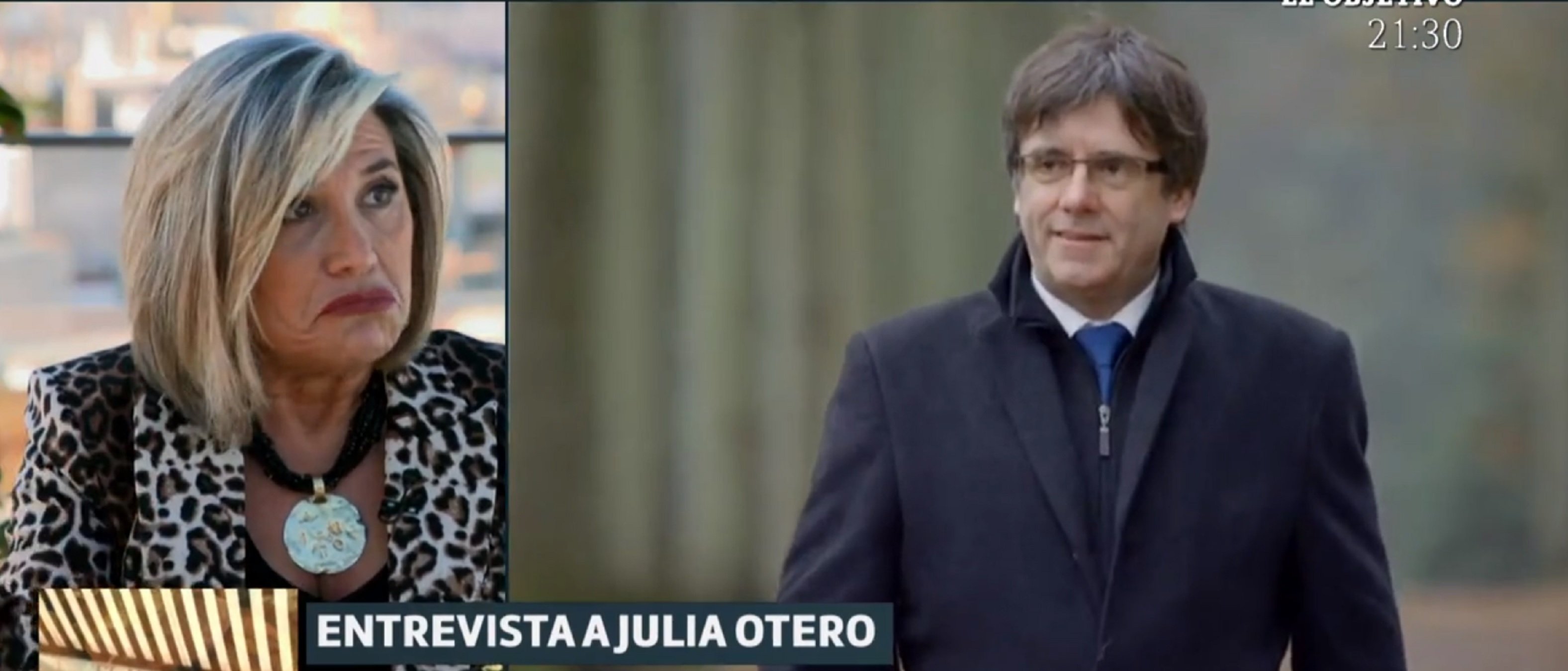 Julia Otero destroza a Torra: "sin liderazgo" y Puigdemont: "un astronauta"