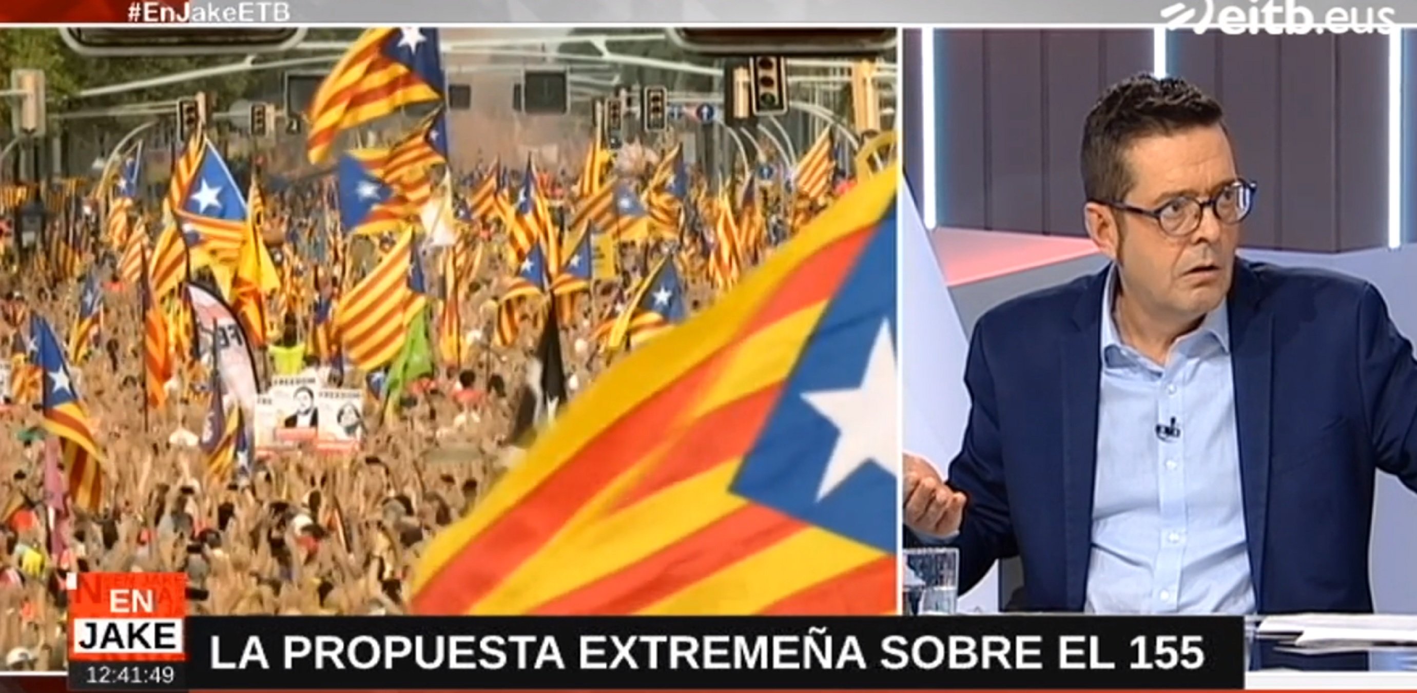 La TV basca contra la catalanofòbia extremenya del 155: "colonialismo y caspa"
