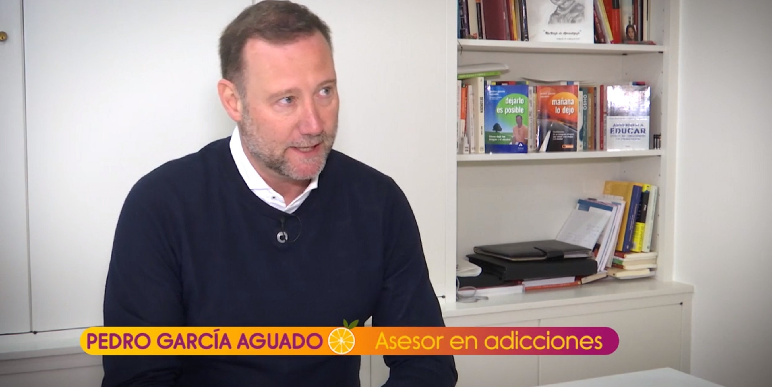 Pedro García Aguado habla en Telecinco de la adicción a la cocaína de Rivera