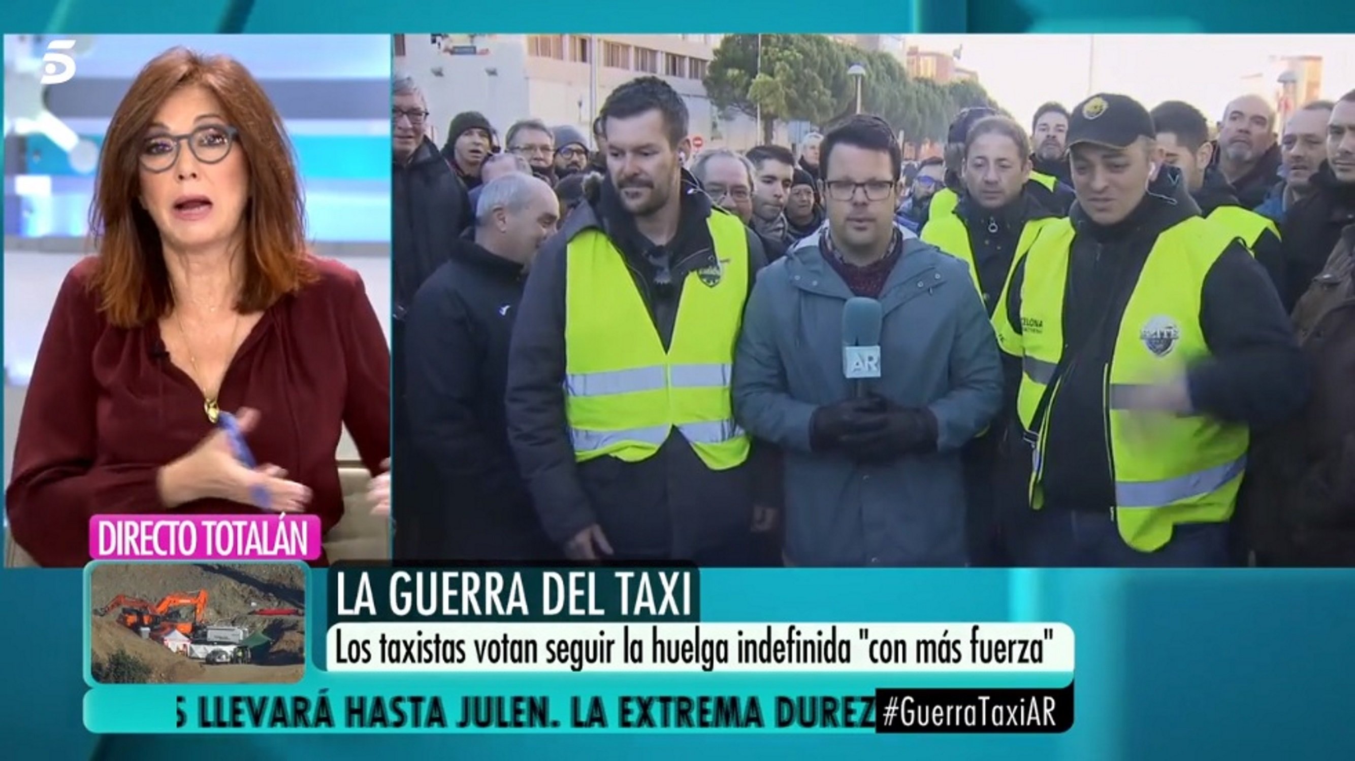 El repaso del portavoz de los taxis a Ana Rosa: "Zasca tras zasca"