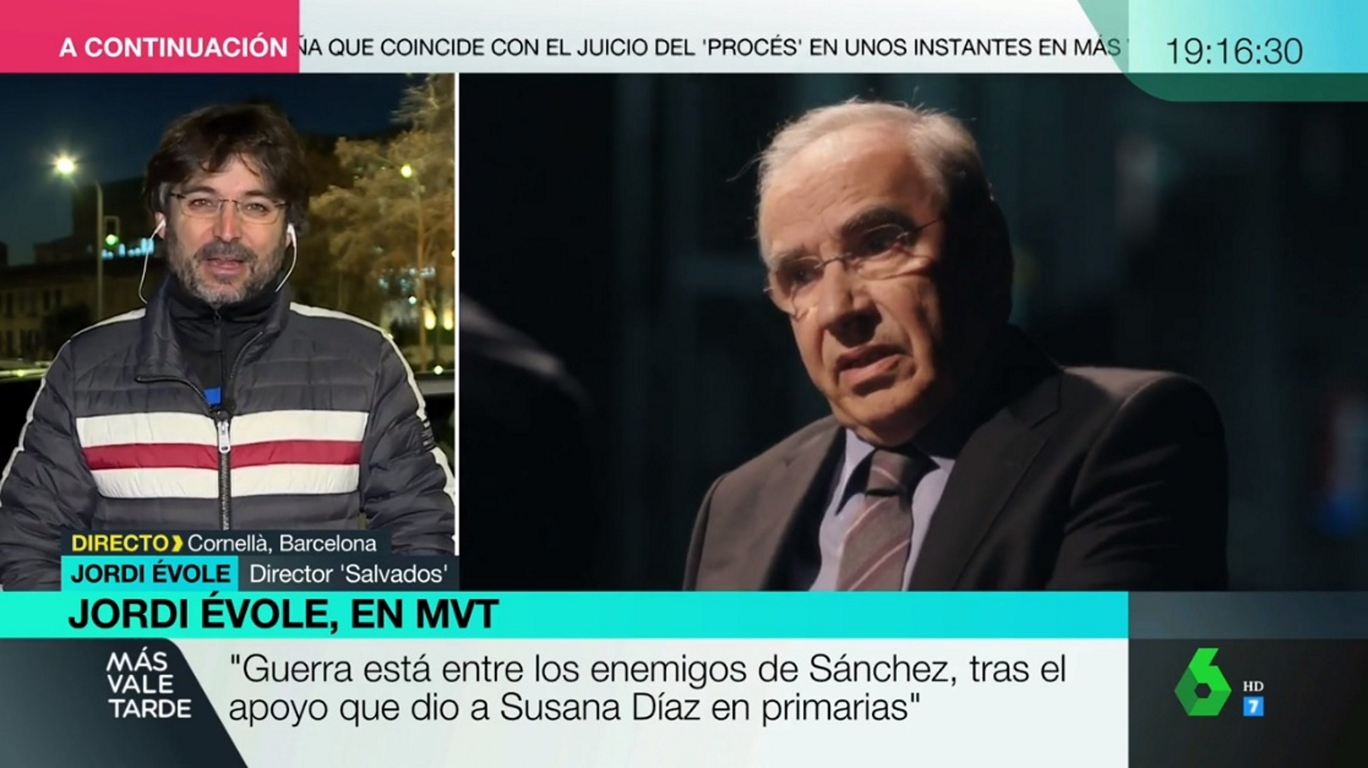 Évole deja en evidencia a Alfonso Guerra en La Sexta: "Discurso como el de Aznar"