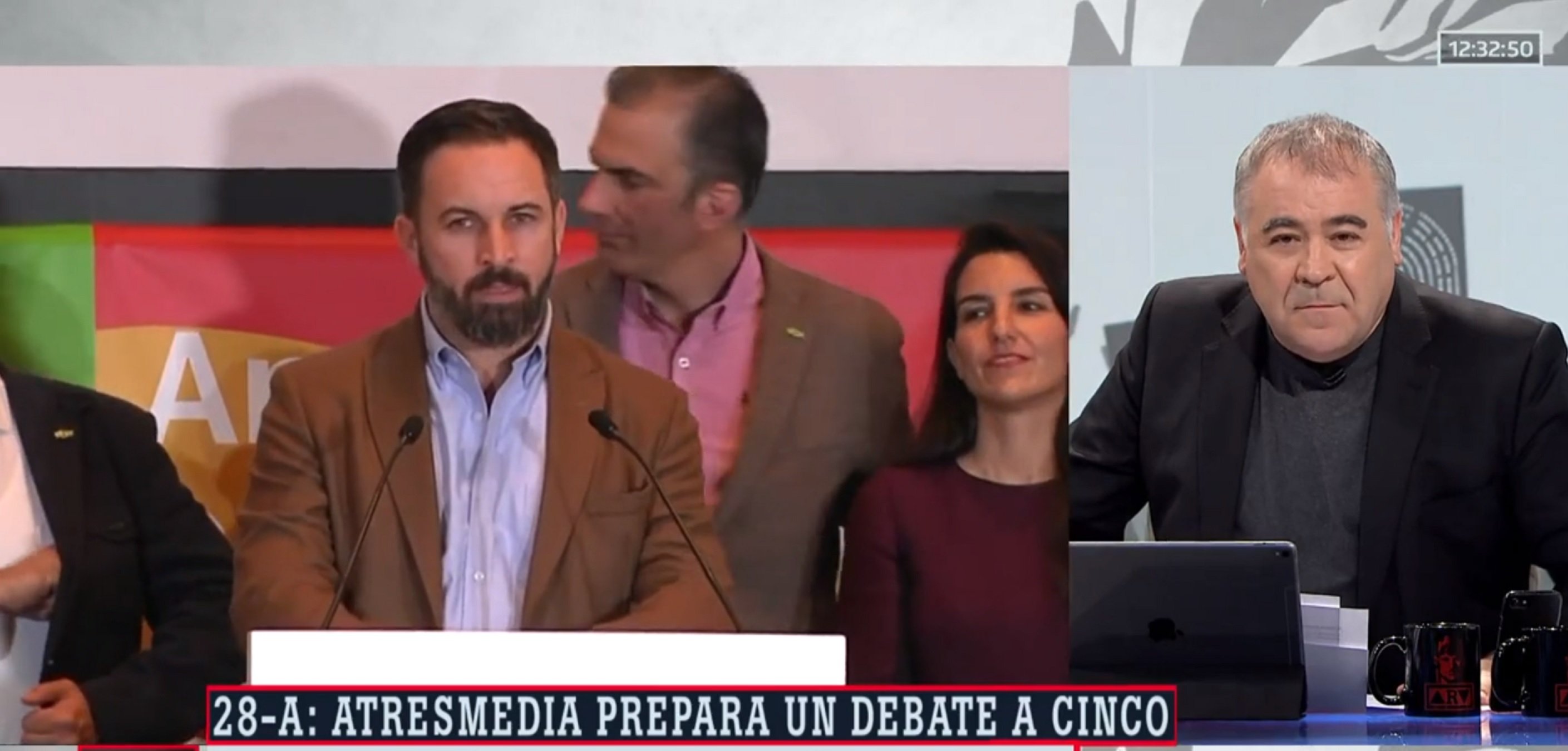 Ferreras justifica el debate a 5 (con Vox y sin indepes) y la red vomita