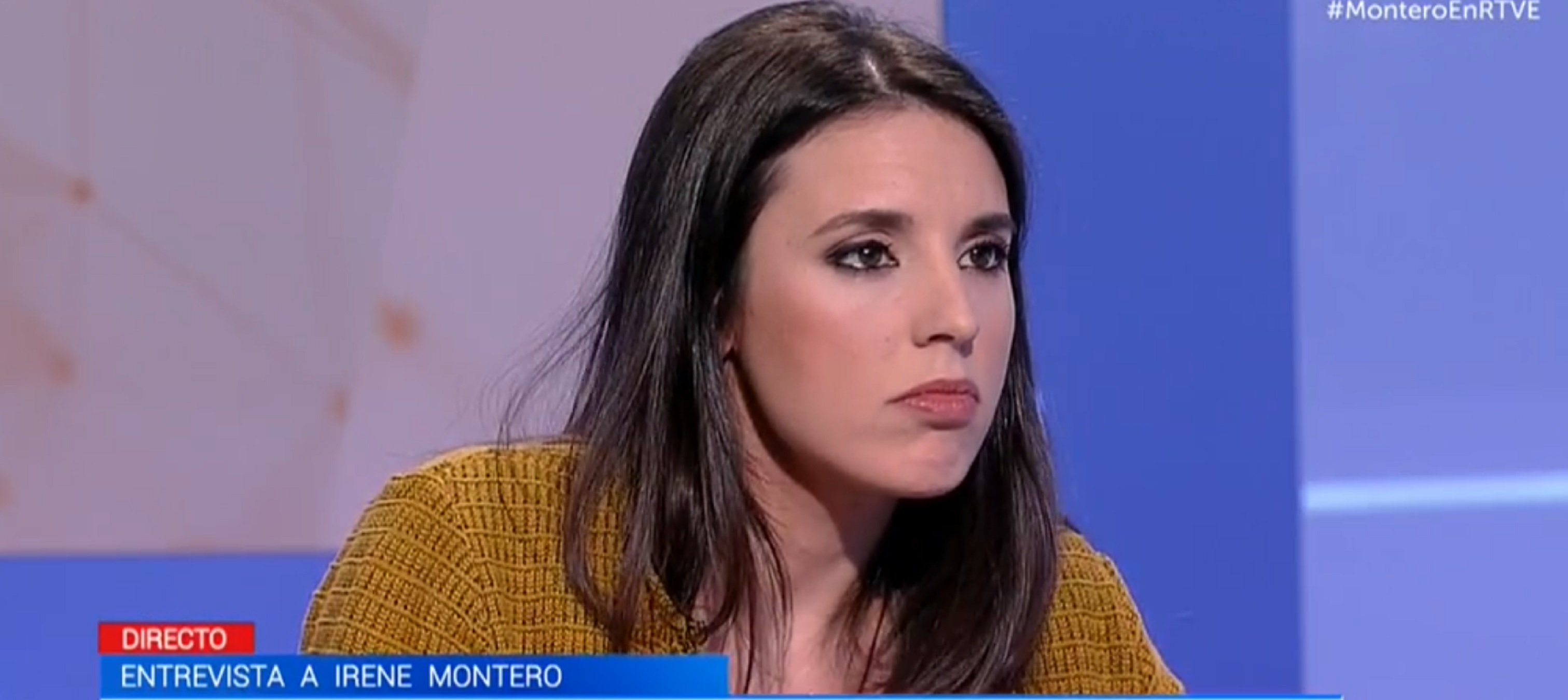 Irene Montero diu 'presos polítics' a TVE i rep atacs masclistes: "Miss boba"