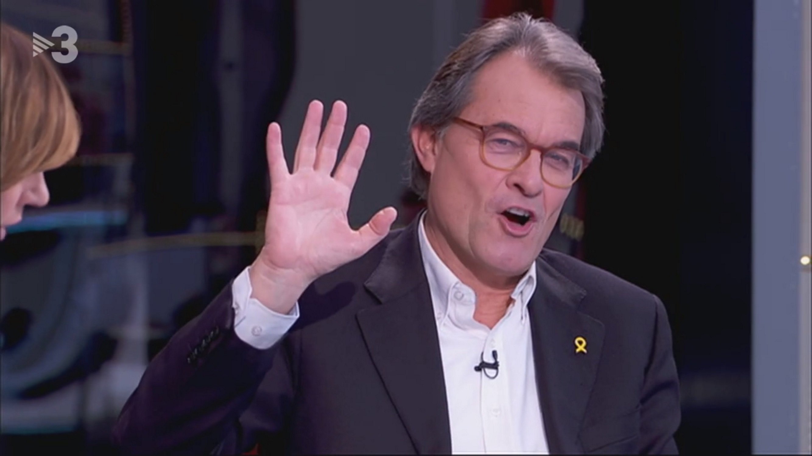 Artur Mas en TV3: "¿Está segura de que el año que viene harán este programa?"