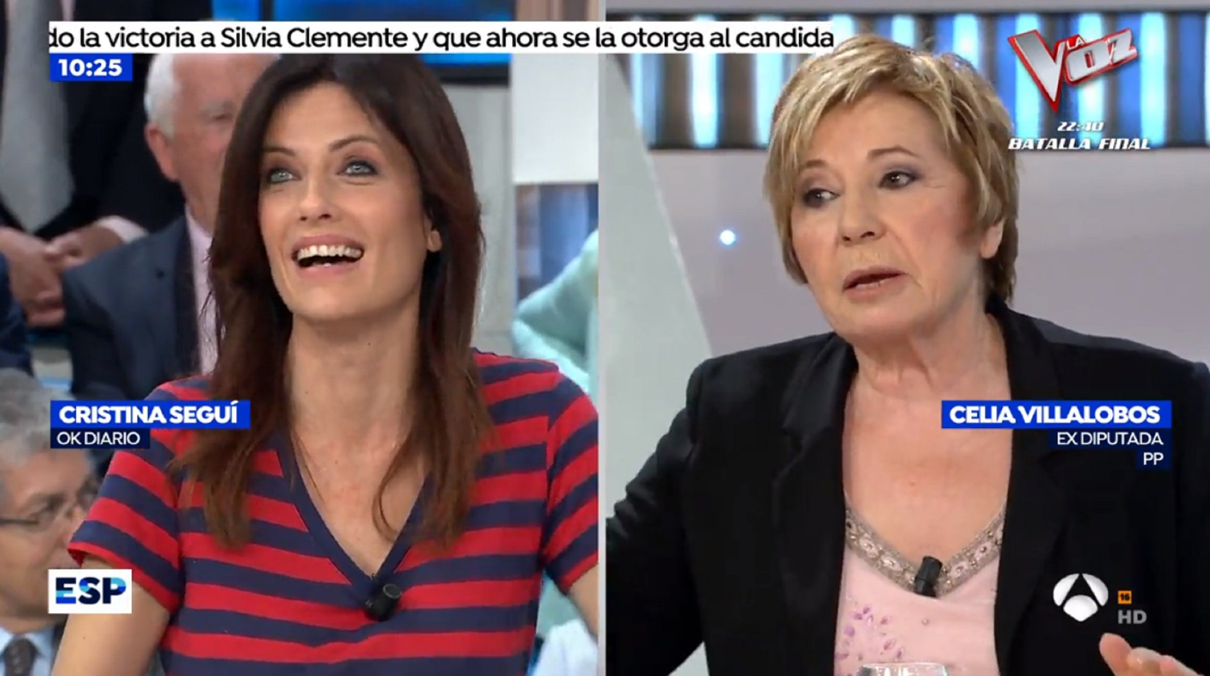 Cristina Seguí y Celia Villalobos se insultan y Griso las riñe en directo