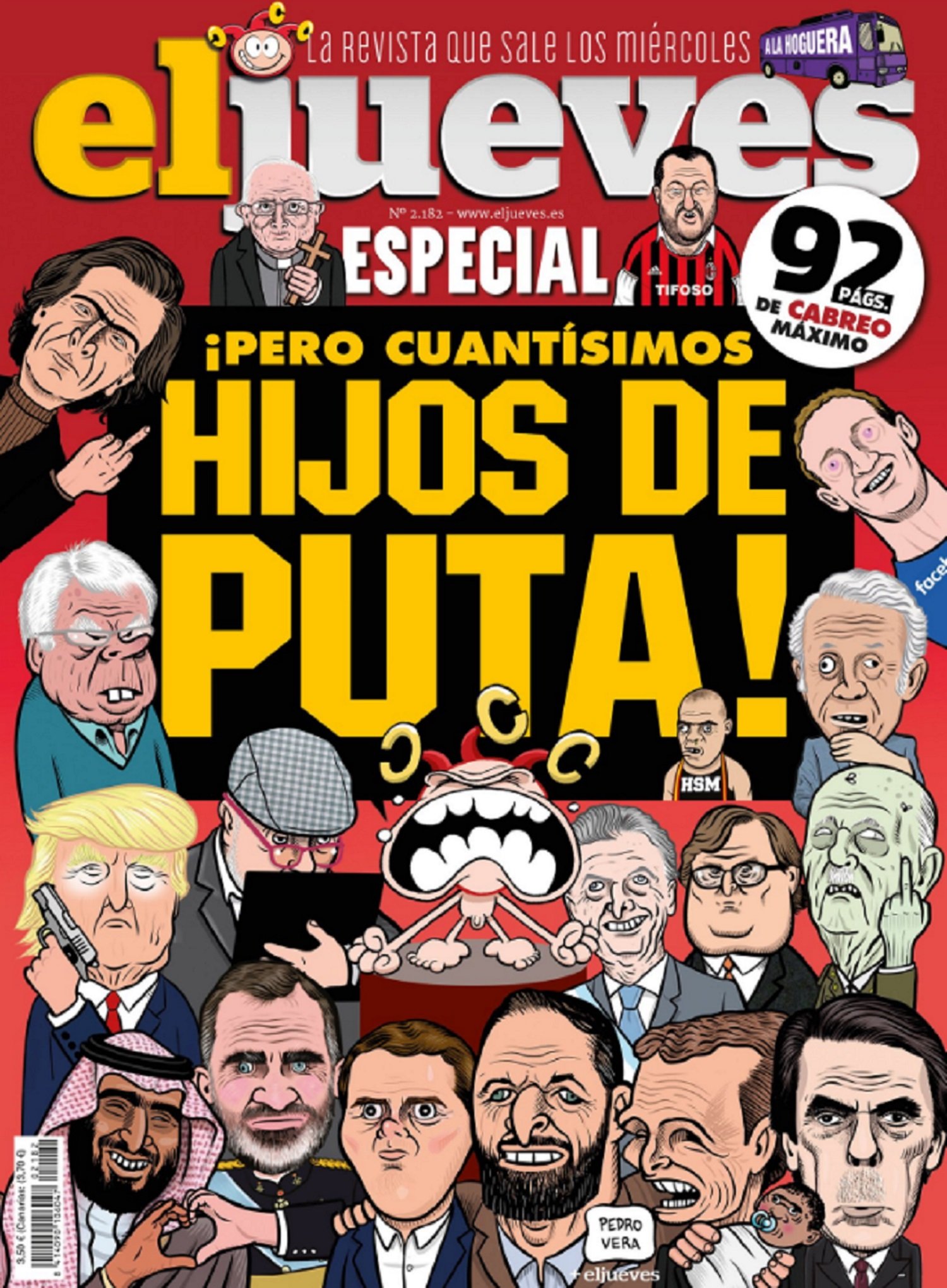 Felip VI lidera el brutal especial "Hijos de p..." d''El Jueves'. Qui més hi ha?