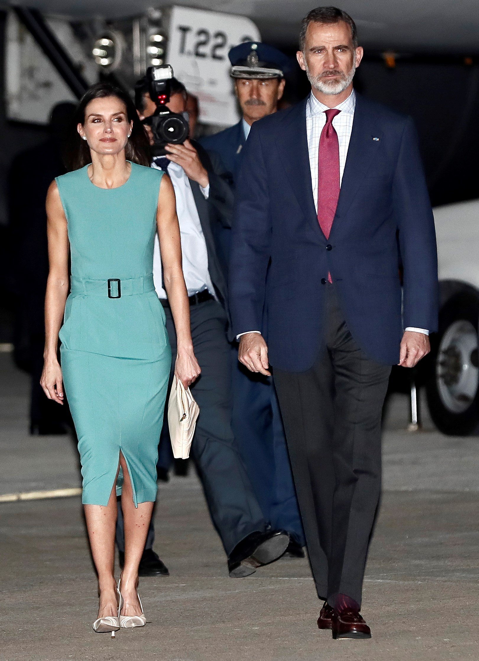 Letizia sorprende en Argentina por lo que le pasa en las piernas