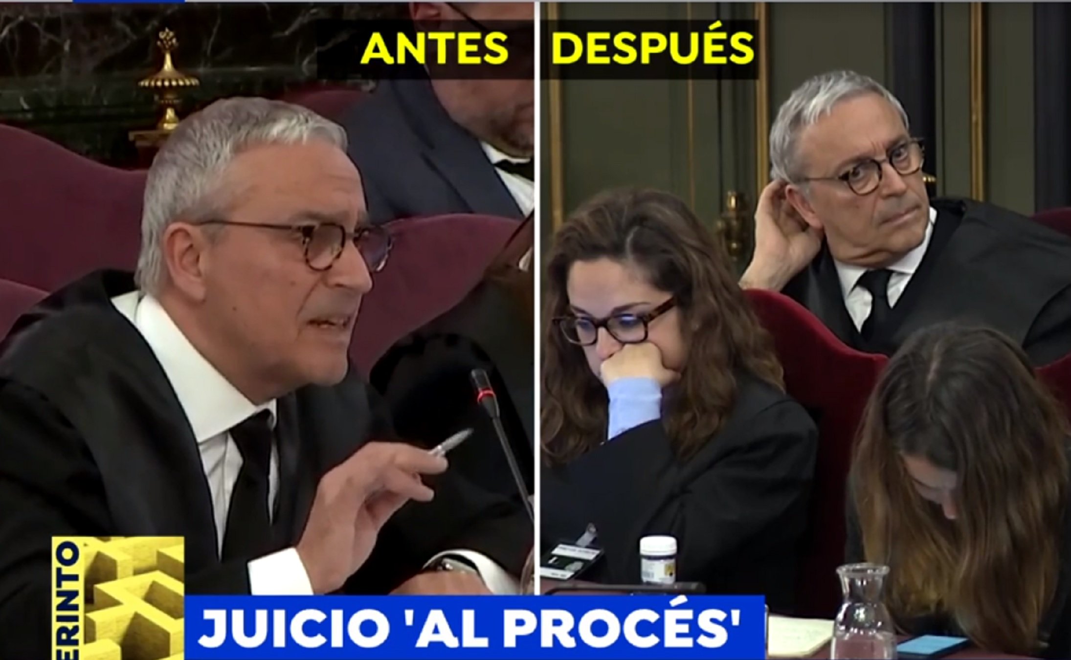 ¿Por qué Melero ha cambiado de sitio en el juicio? La paranoia de Antena 3