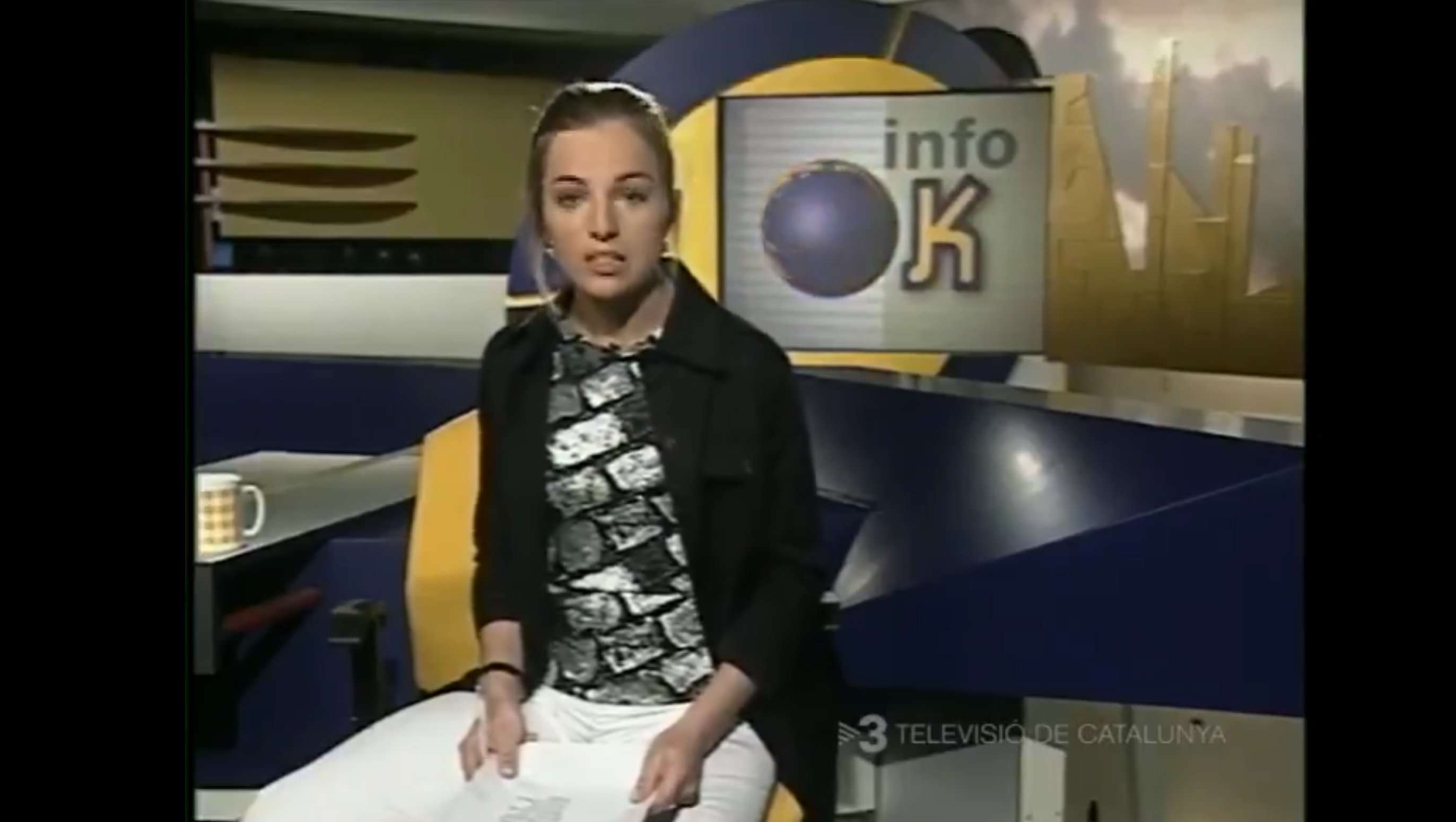 La jovencísima presentadora de TV3 que comenzó el InfoK hace 18 años