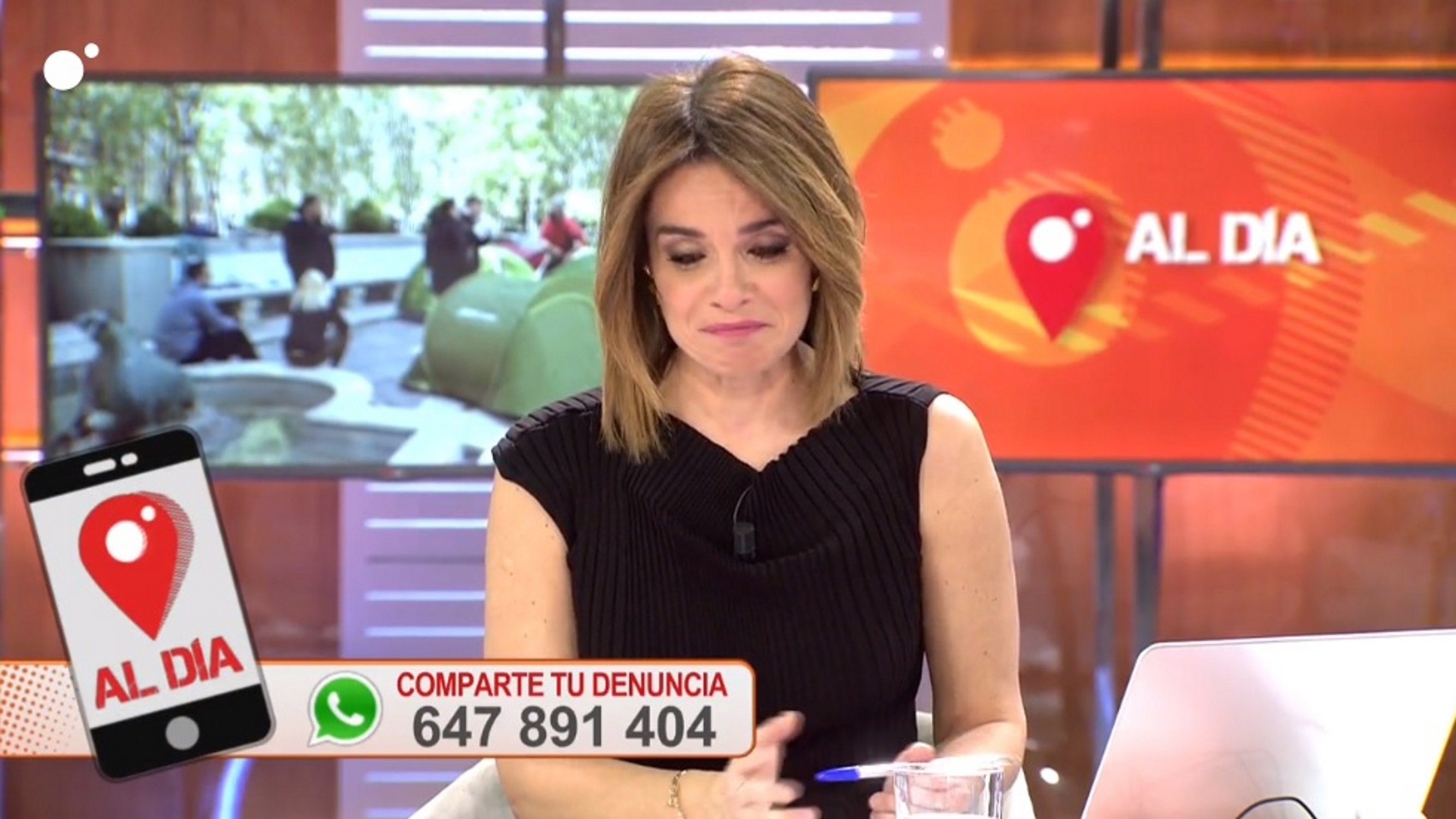Carme Chaparro llora en directo, emocionada en su programa de Cuatro